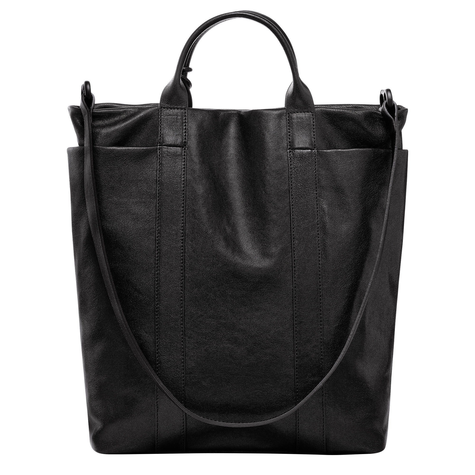 Parisis M Tote bag Black - Leather - 4
