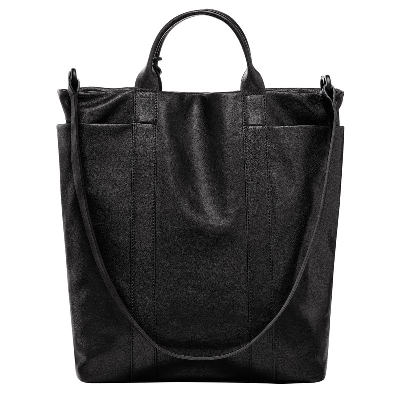 Parisis M Tote bag Black - Leather 4