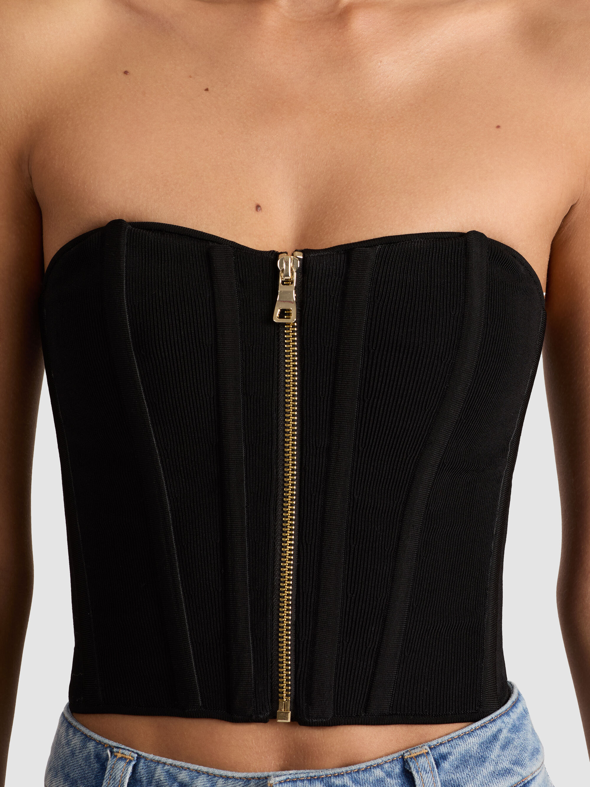 TASHA ZIP FRONT CORSET - 5