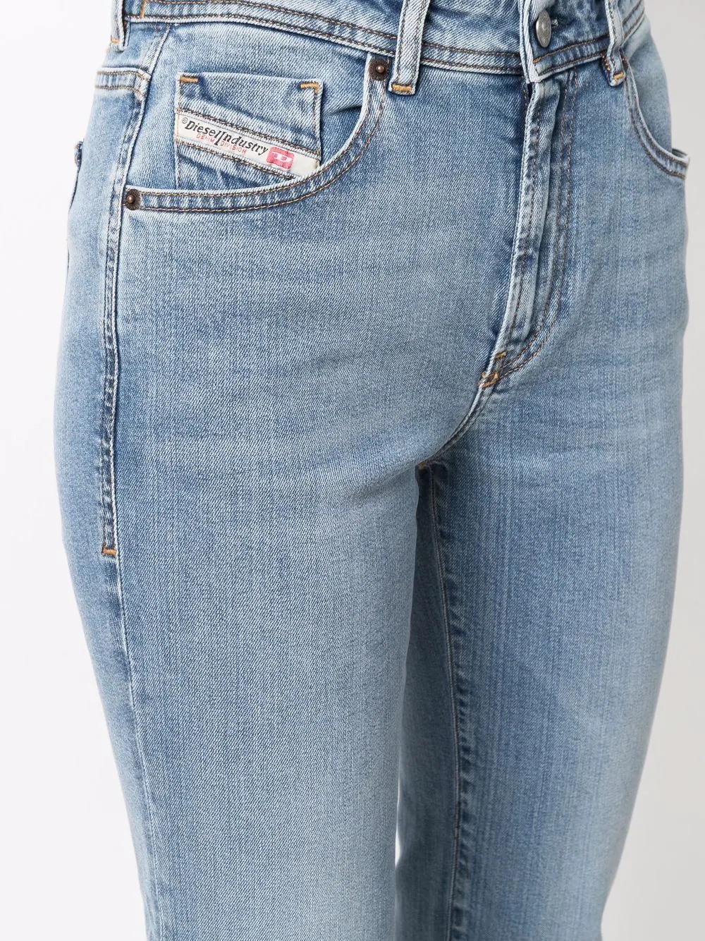 high-rise slim-cut jeans - 5