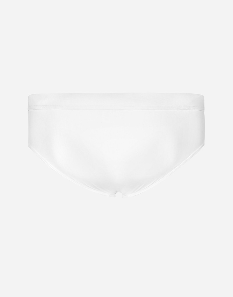 Dolce & Gabbana Swim briefs with Dolce&Gabbana label outlook