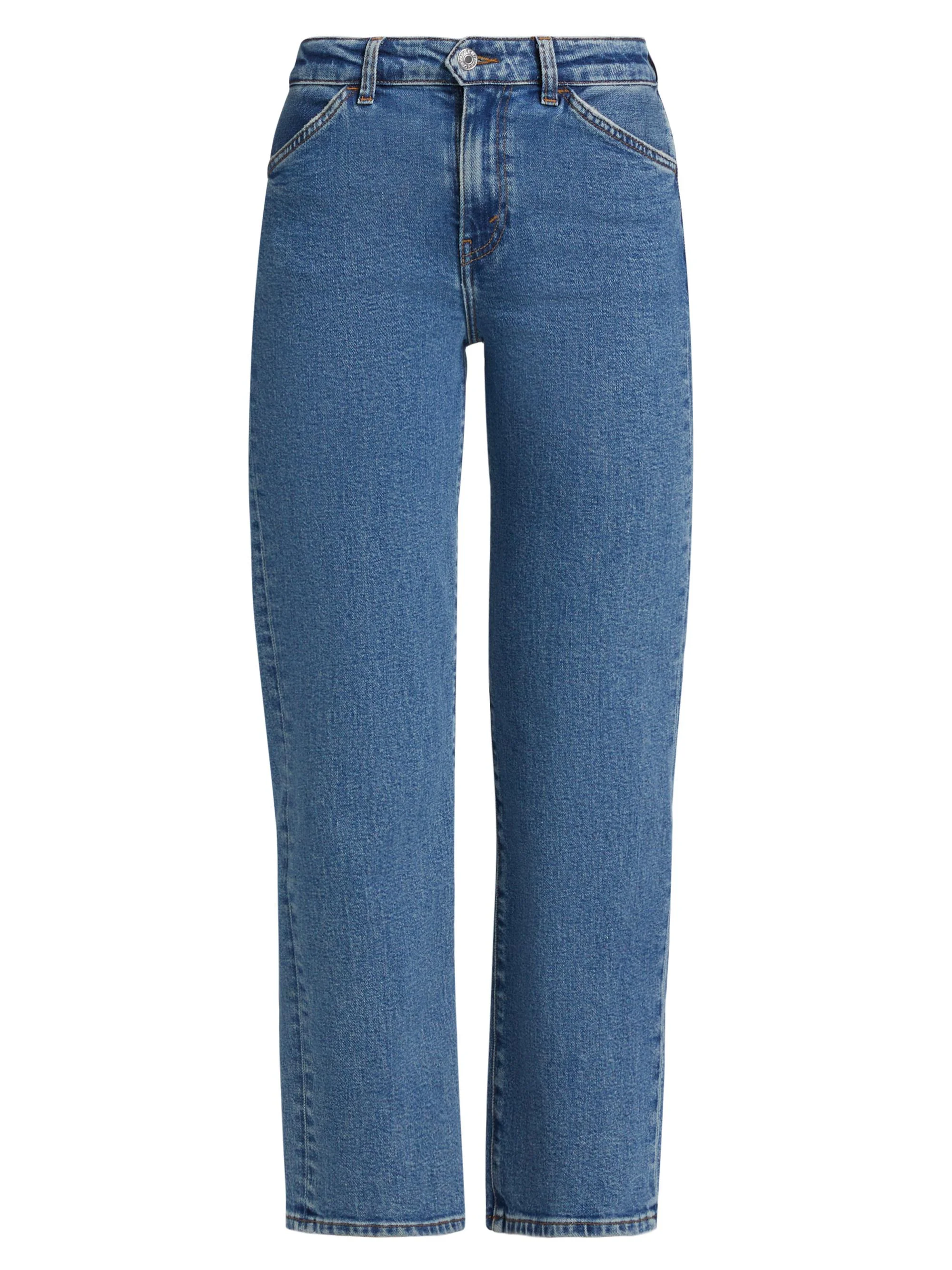 Women's The Westley Mid-Rise Straight Ankle Jeans - Blue Mere - 1