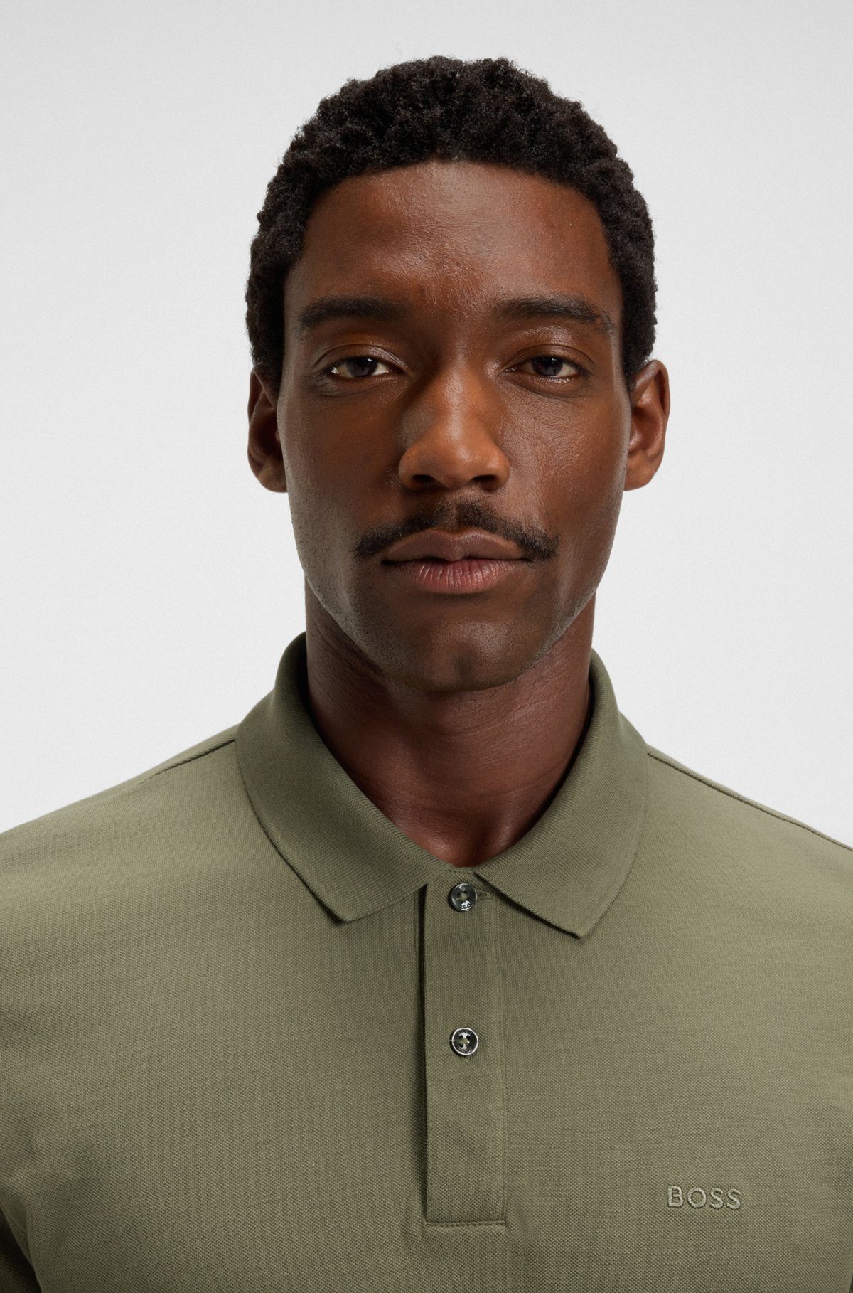 PALLAS POLO SHIRT IN COTTON PIQUÉ WITH LOGO DETAILS - 3