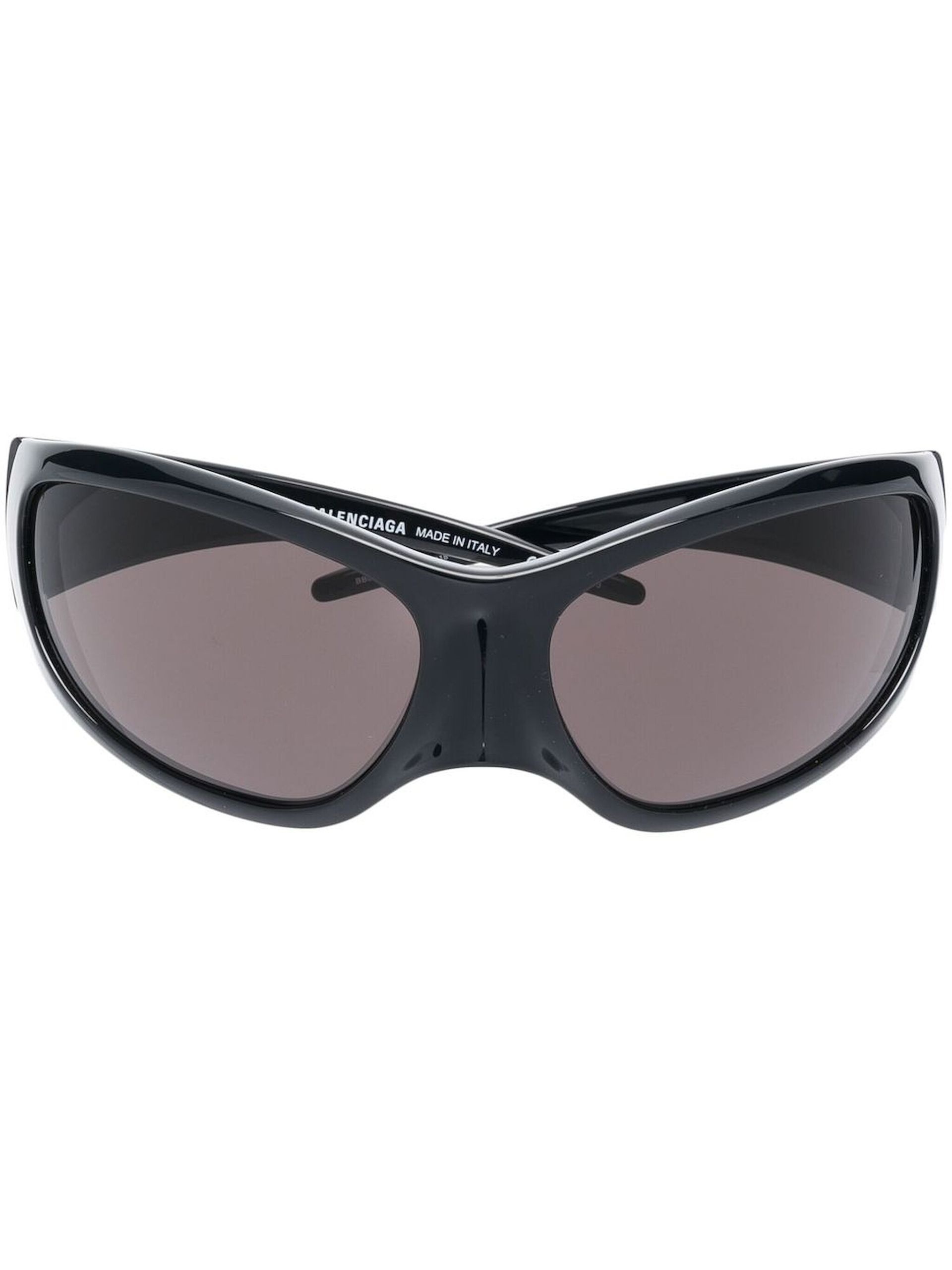 Black Skin XXL Cat-Eye Sunglasses - 1
