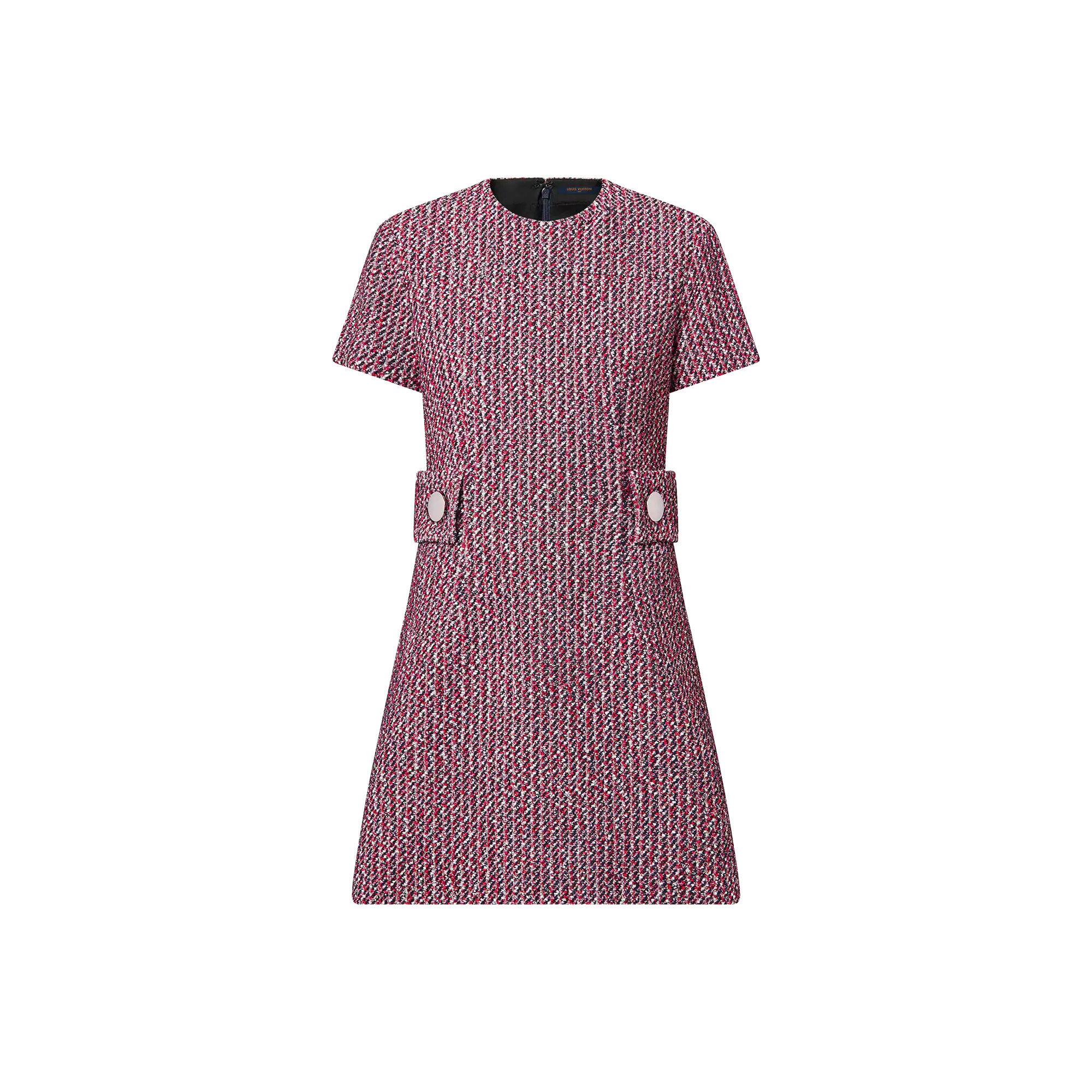Tricolor Skater Dress - 1