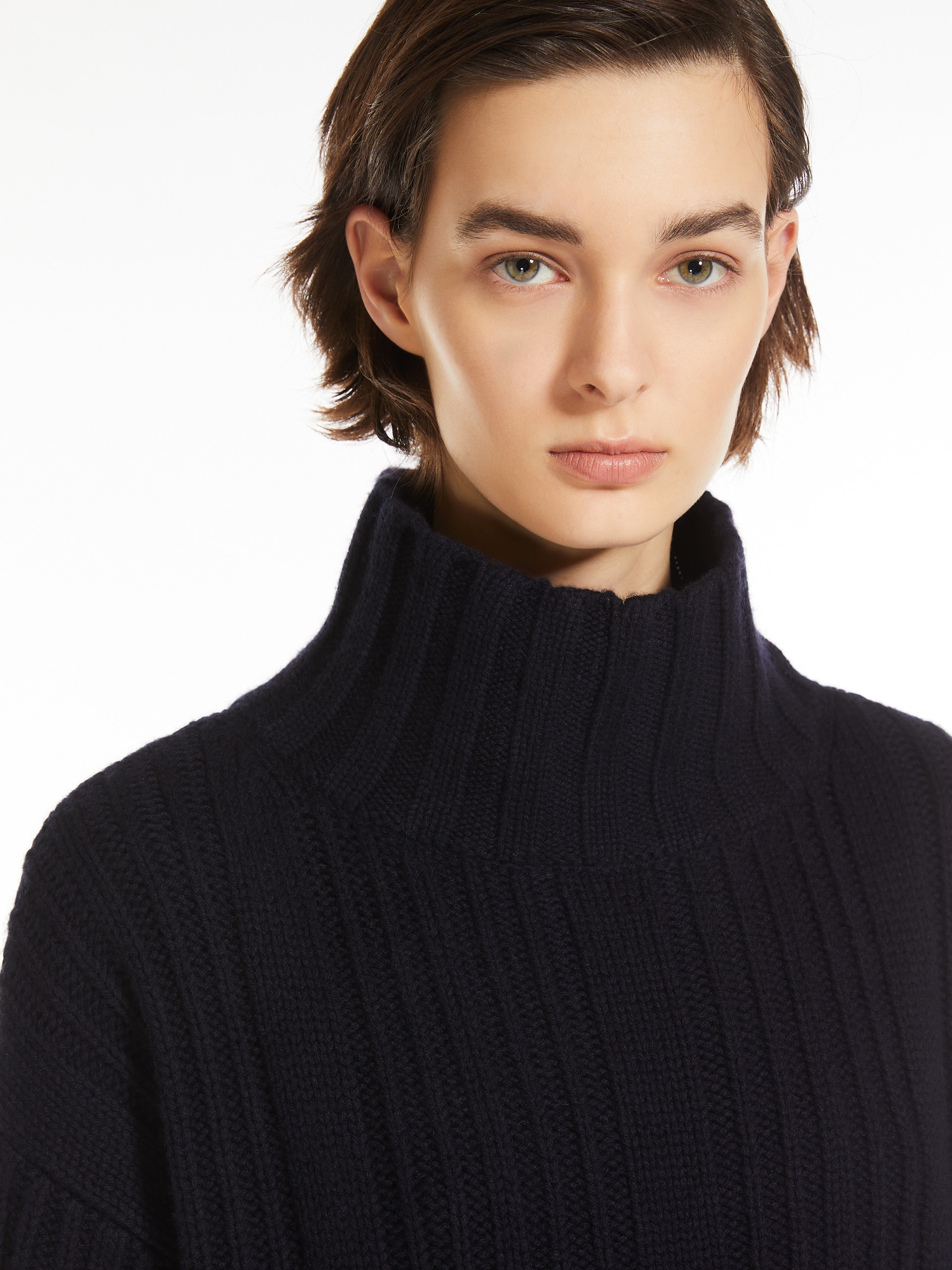 VITALBA Wool and cashmere polo-neck jumper - 5