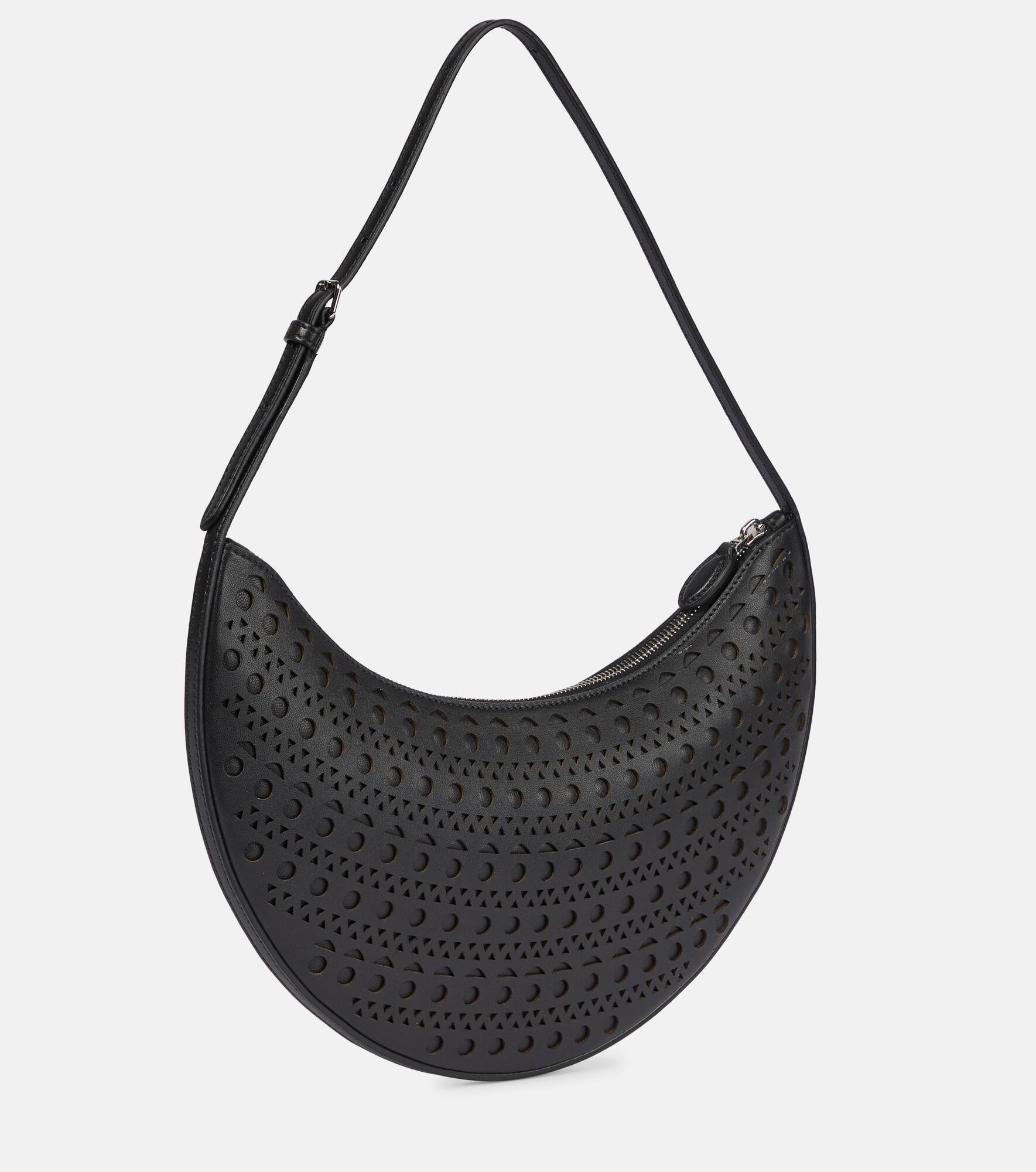 Demi-Lune Small leather shoulder bag - 4