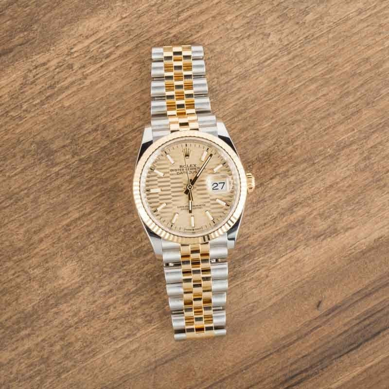 Rolex Datejust 36 Ref 126233 Fluted Motif Dial - 4