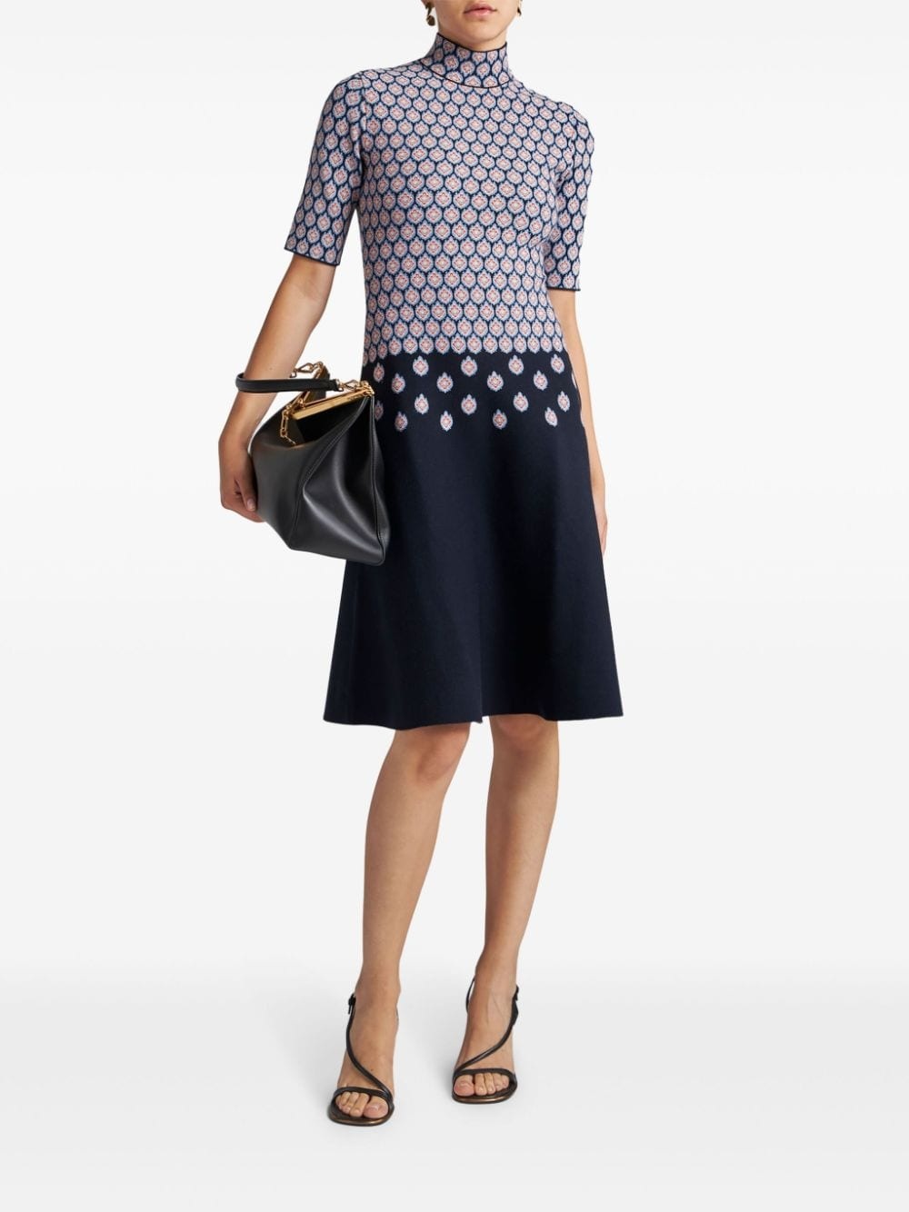 jacquard dress - 2