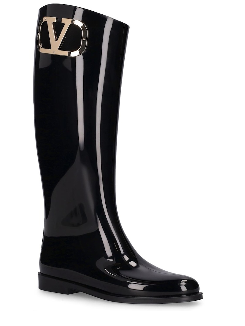 20mm Vlogo PVC tall boots - 3