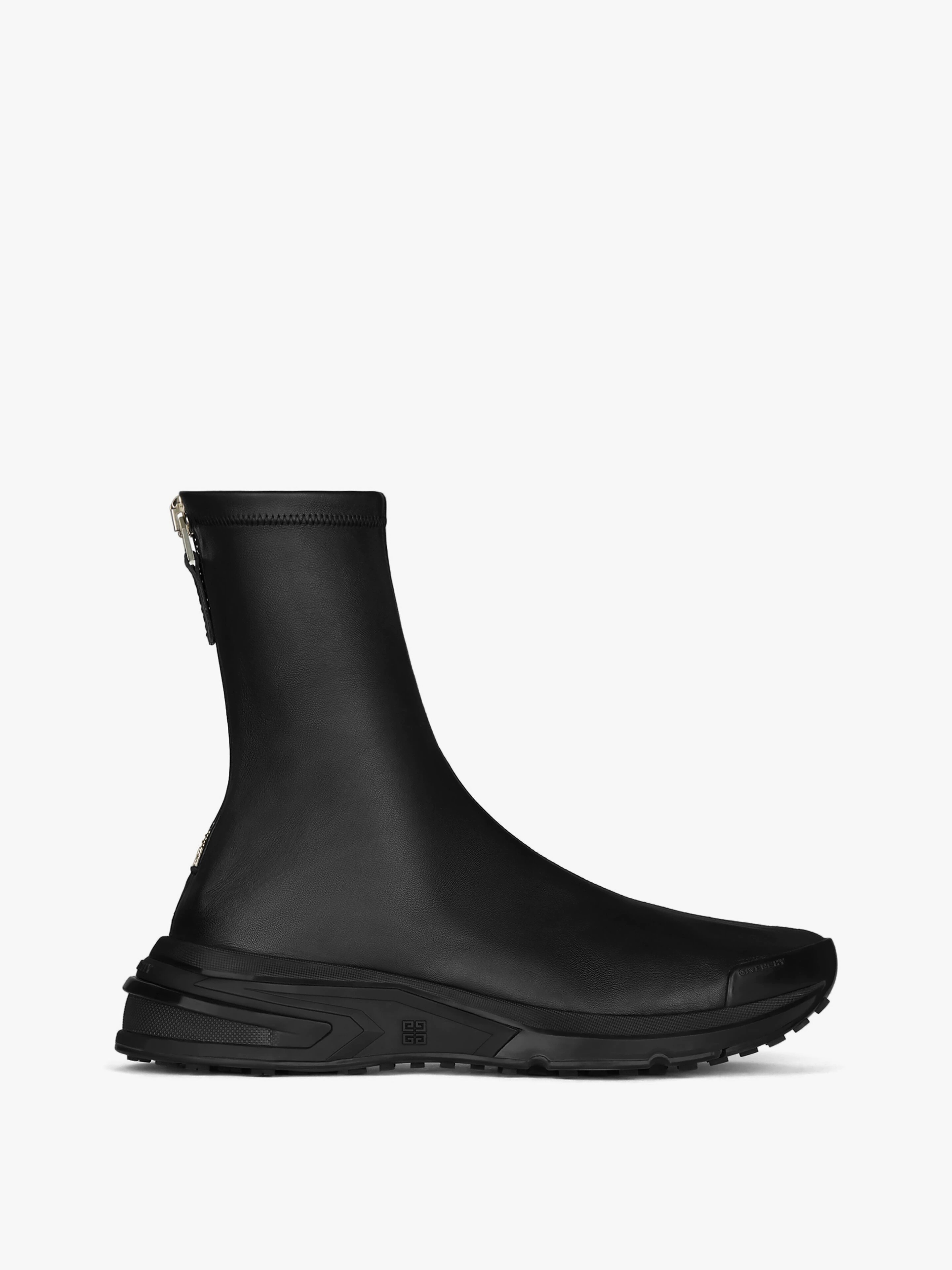 GIV 1 SOCKS SNEAKERS IN STRETCH LEATHER - 1