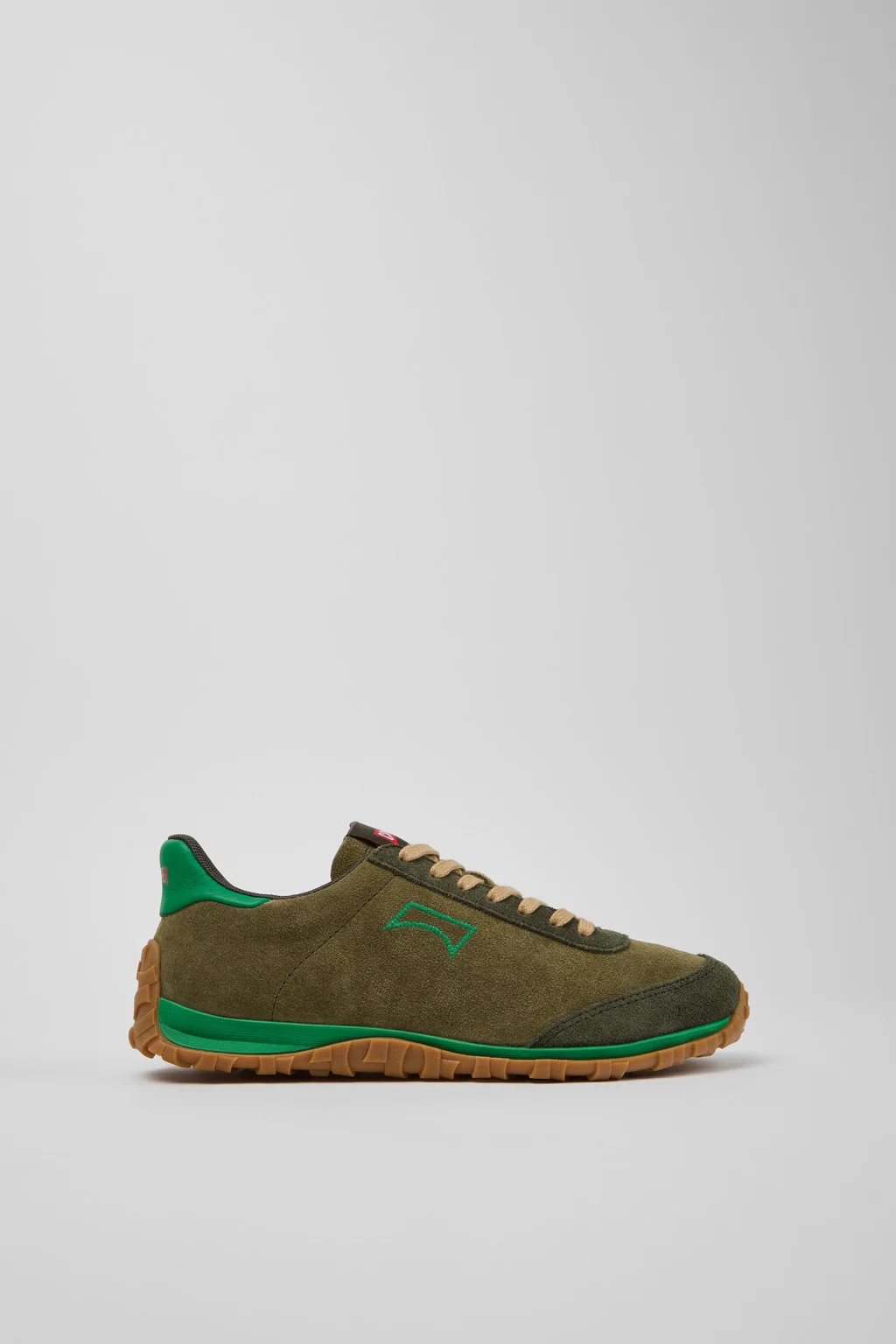 Drift Walk Green Suede and Leather Sneakers for Women. - 1
