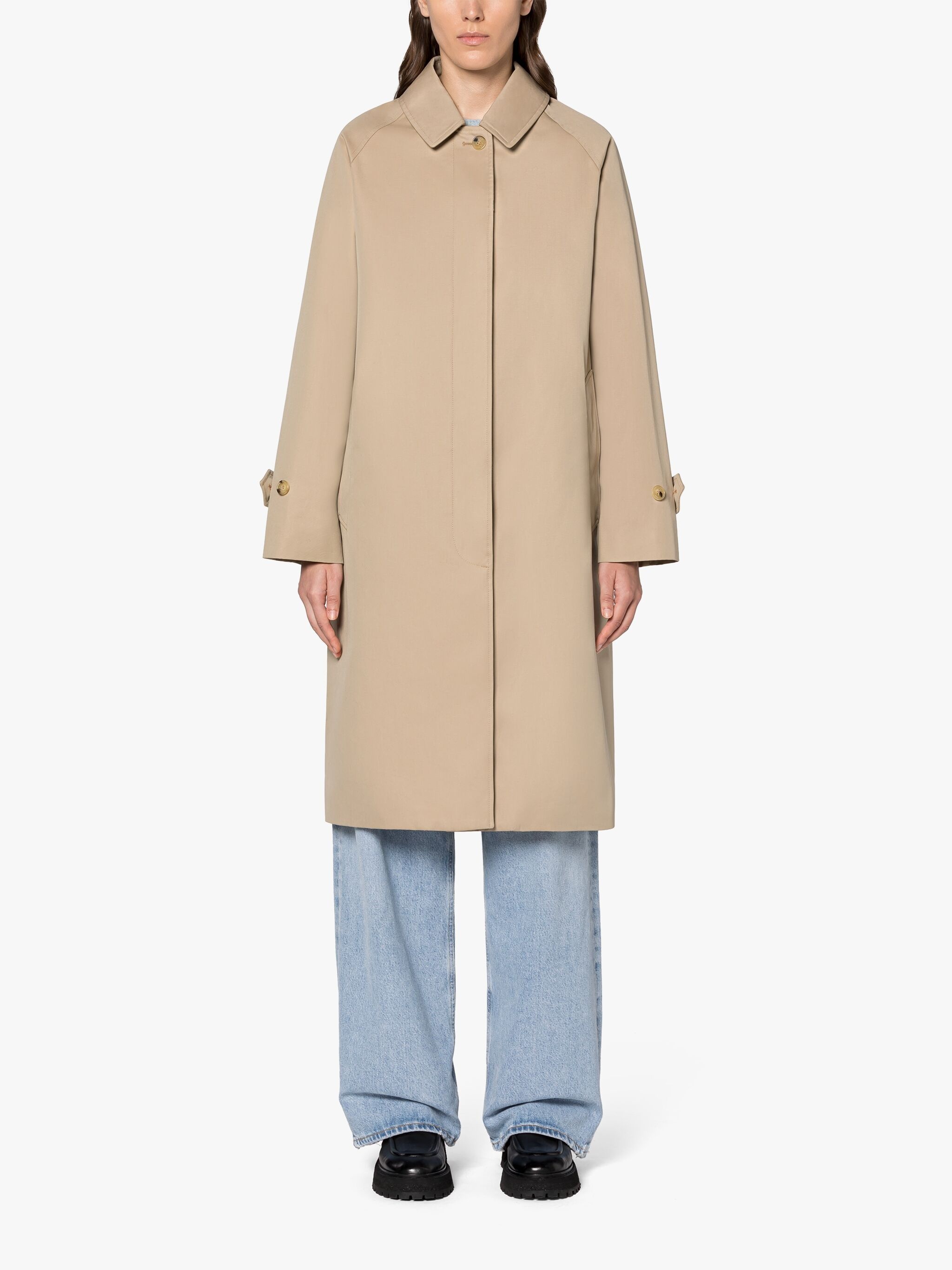 GARIA SAND COTTON COAT - 3