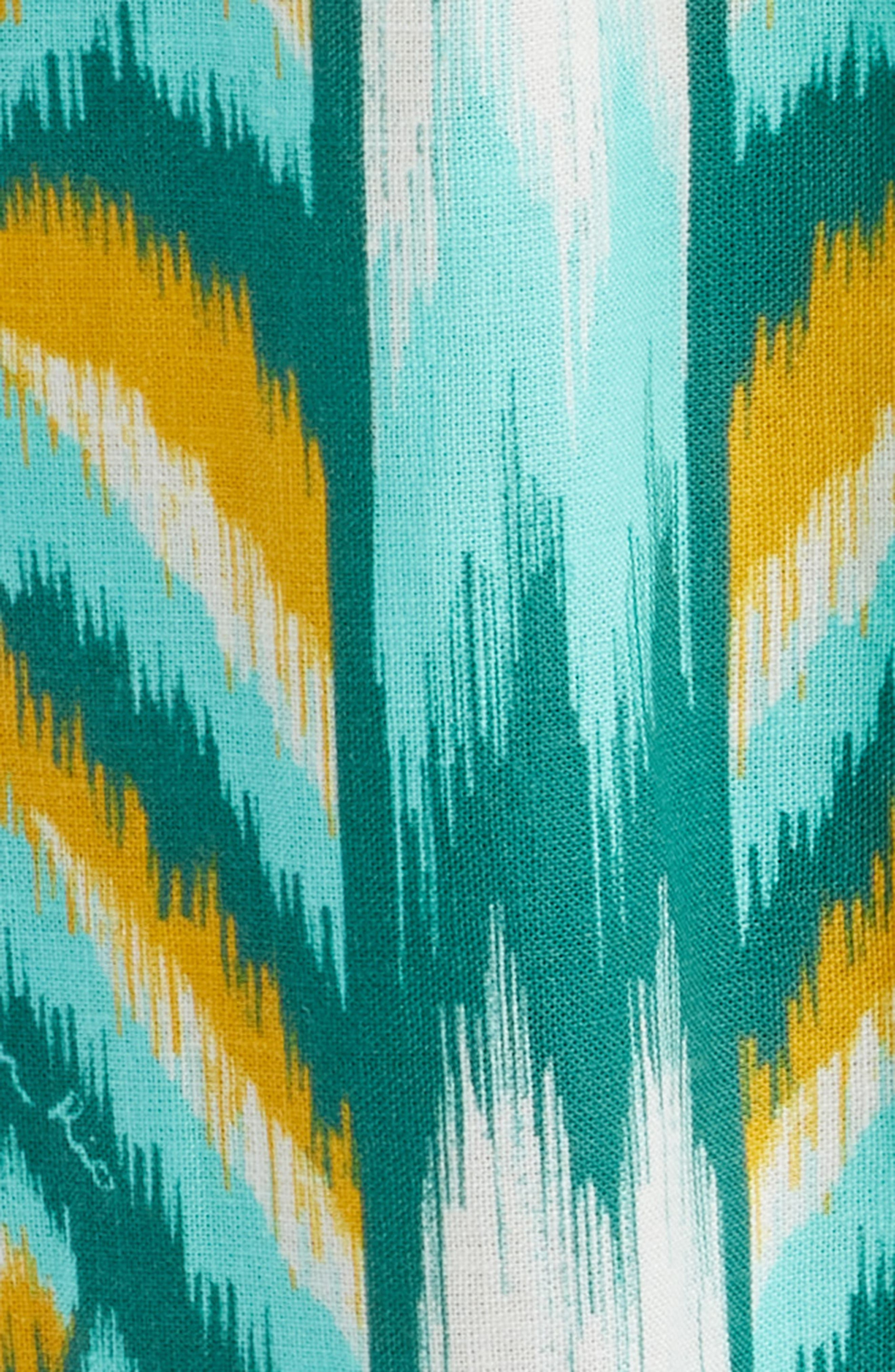 FARM Rio Tropical Tapestry Wide Leg Linen Blend Pants in Off-White at Nordstrom - 6
