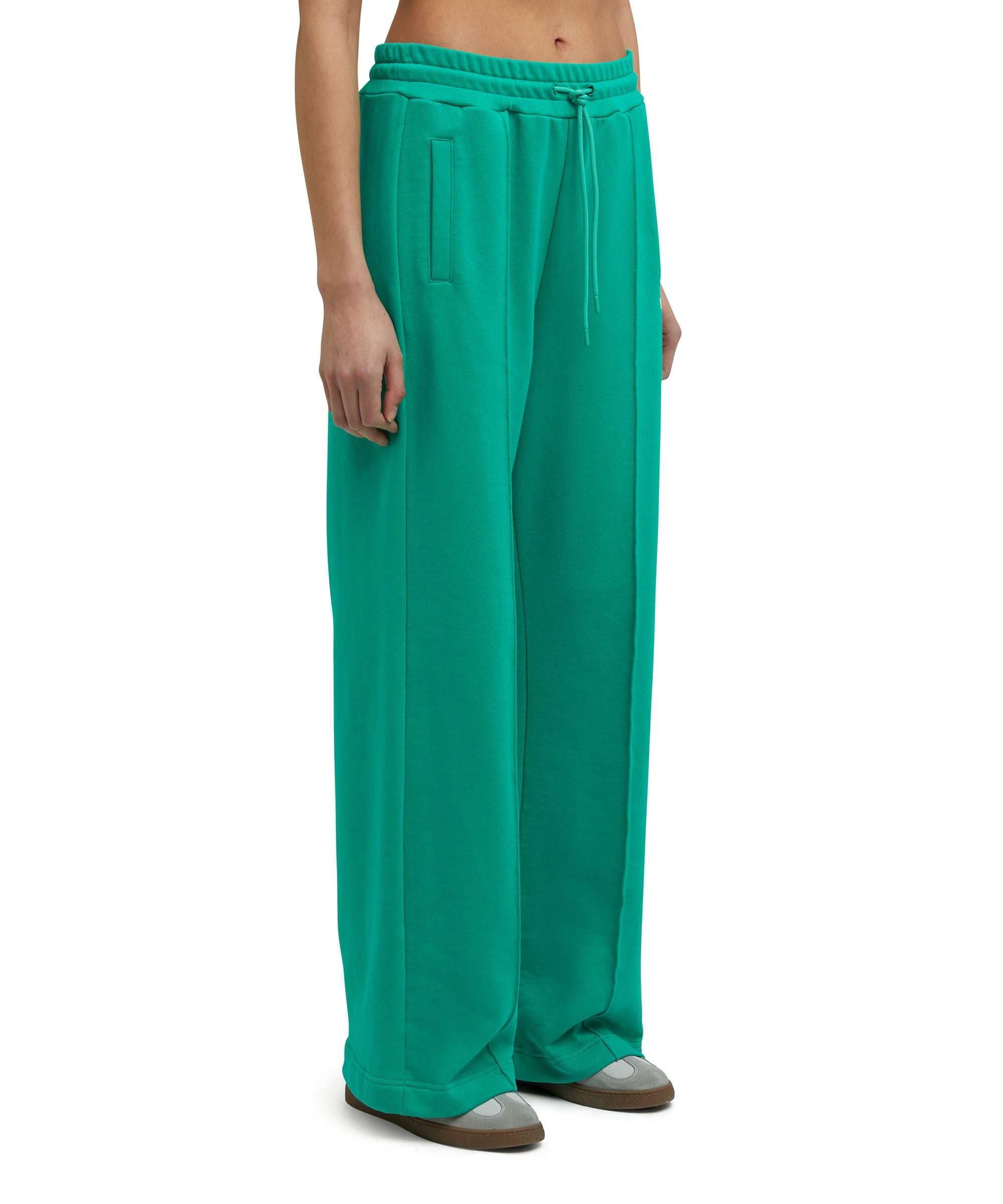 Cotton jogging trousers with MSGM Mini logo print - 3