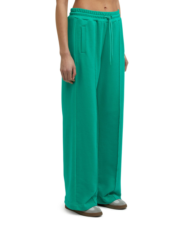 Cotton jogging trousers with MSGM Mini logo print 3