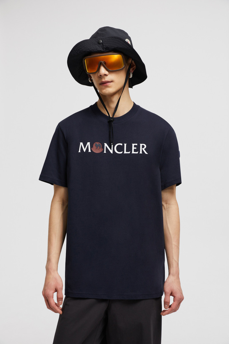 Moncler Punctuation Logo Cotton T-Shirt outlook