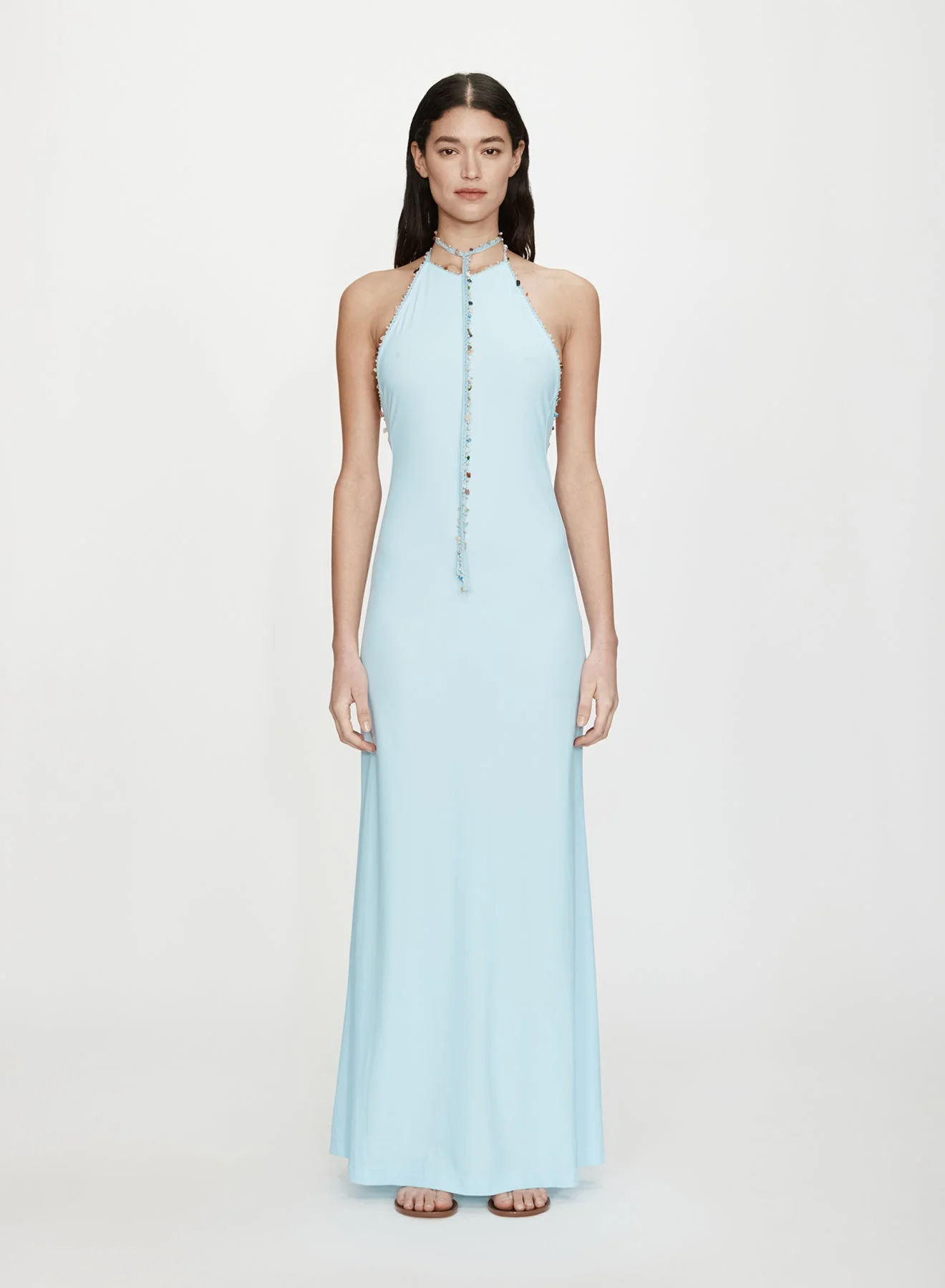 Beach Quartz Halter Lycra Dress - 1