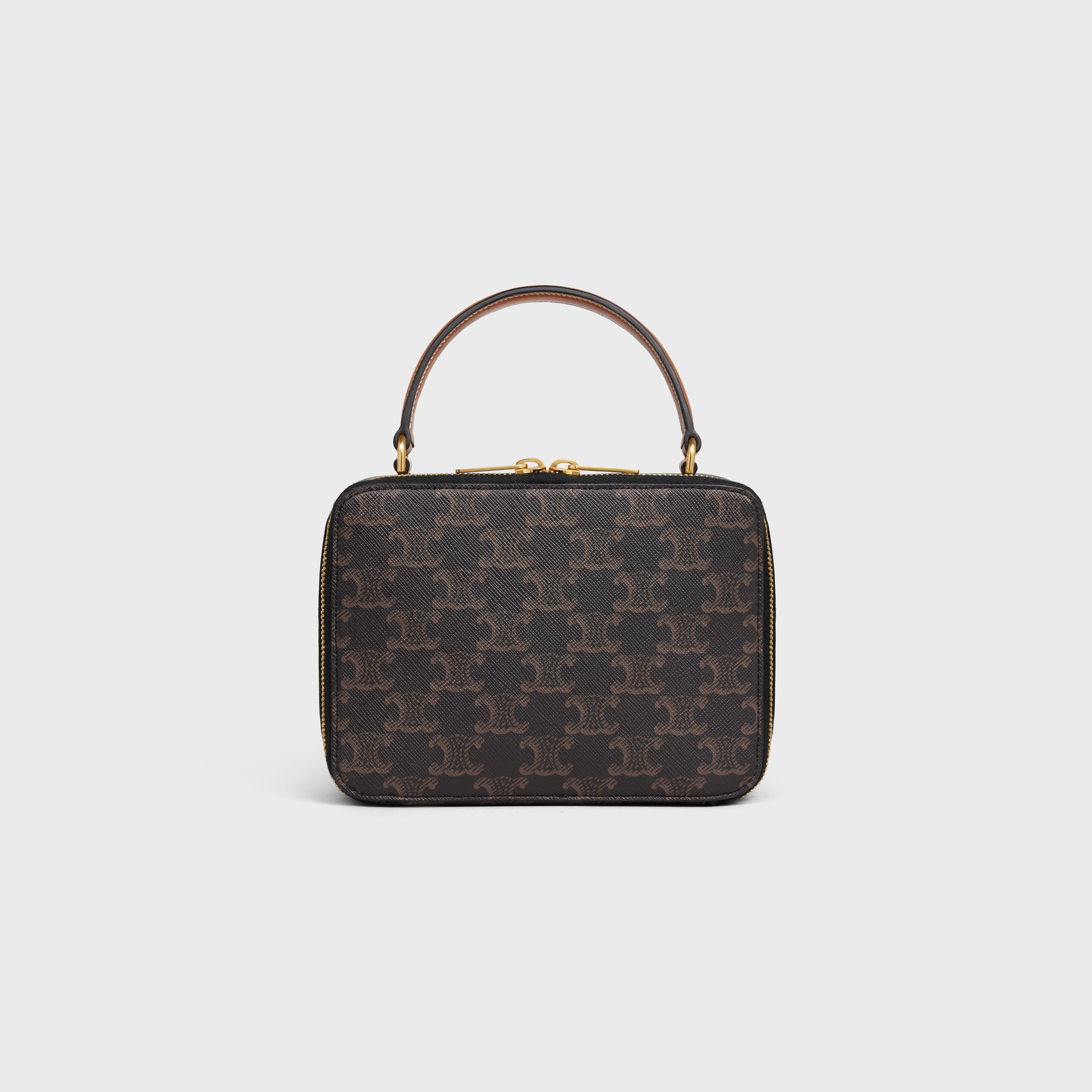 VANITY BOX in TRIOMPHE CANVAS AND CALFSKIN - 1