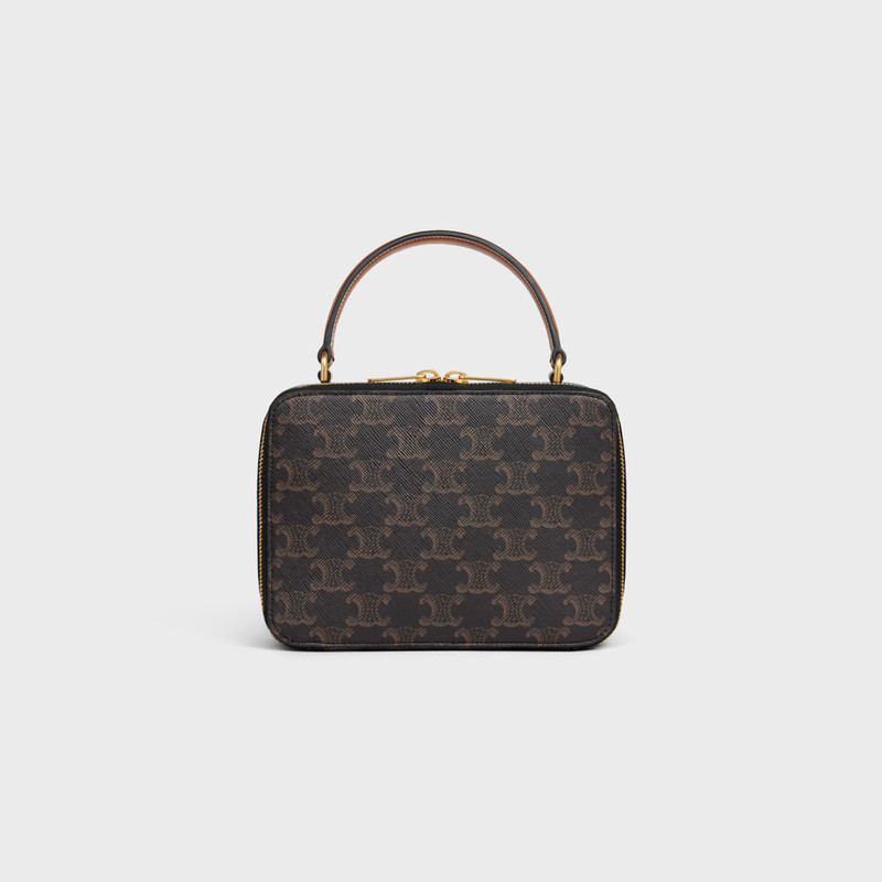 VANITY BOX in TRIOMPHE CANVAS AND CALFSKIN 1