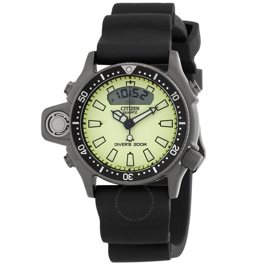 Citizen - Citizen Promaster Aqualand Quartz Analog-Digital White Dial Men's Watch JP2007-17W - 1