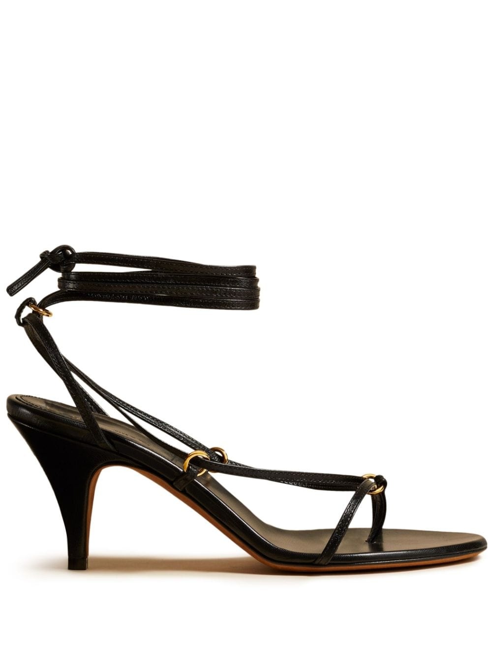 The Marion 75mm leather sandals - 1