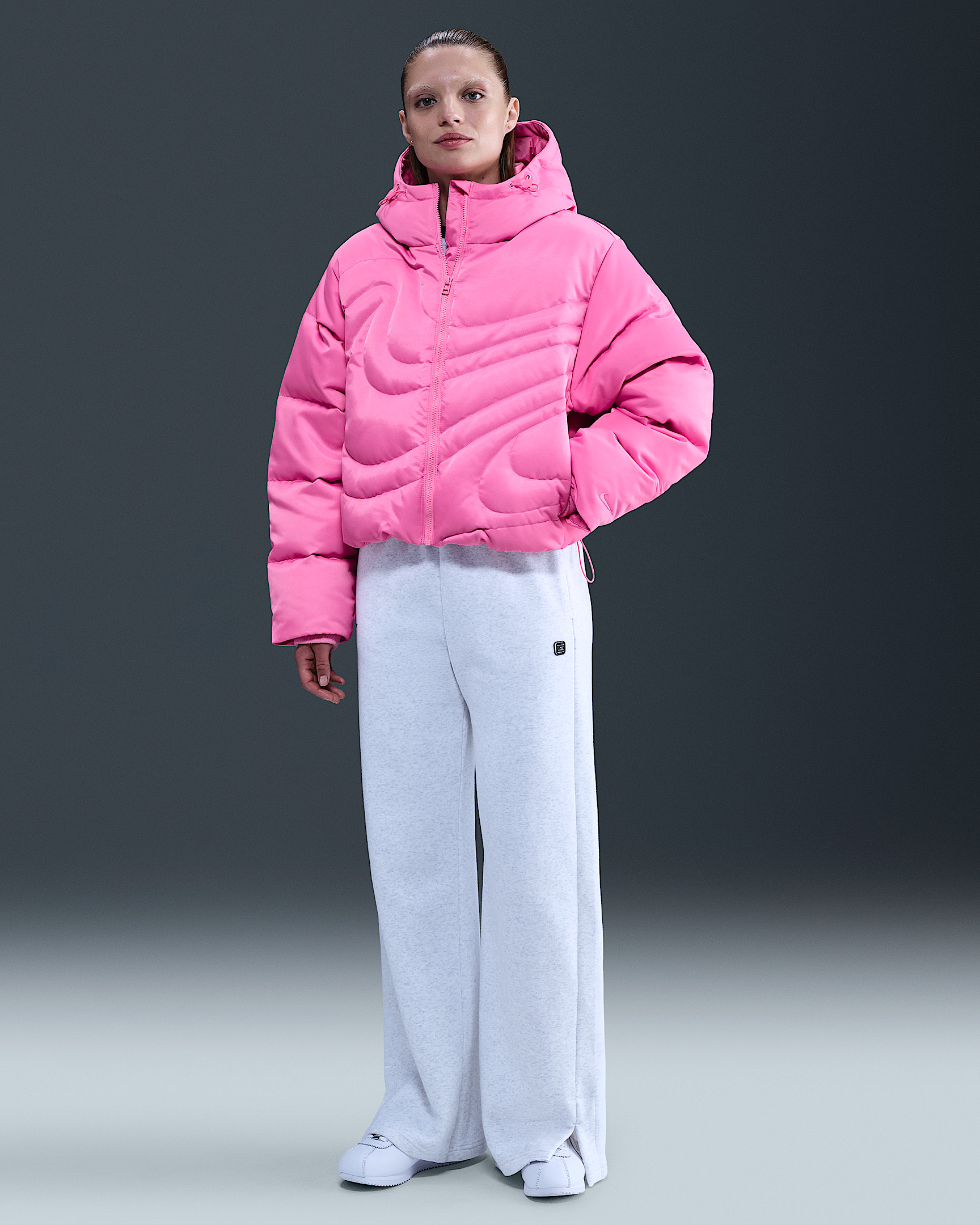 Nike Sportswear Swoosh Series Women's Therma-FIT Oversized Down Puffer Jacket - 4