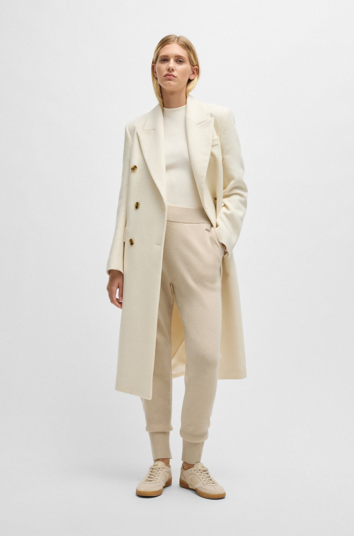 KNITTED TROUSERS IN WOOL AND CASHMERE - 3