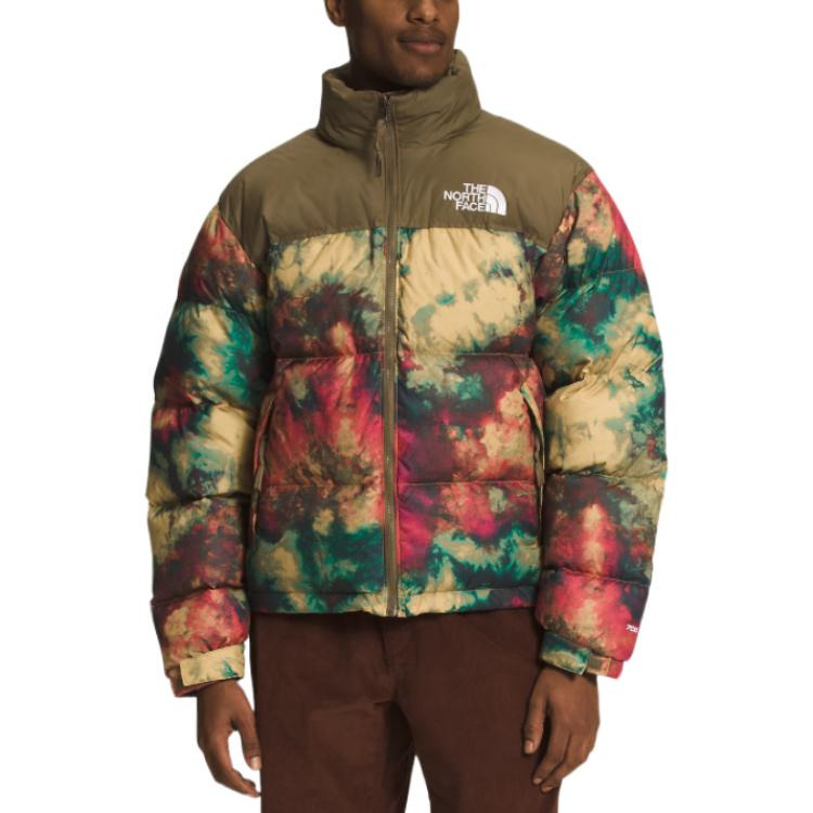 THE NORTH FACE 1996 Retro Nuptse Jacket ANTELOPE TAN ICE DYE PRINT NF0A5IX4-94B - 2