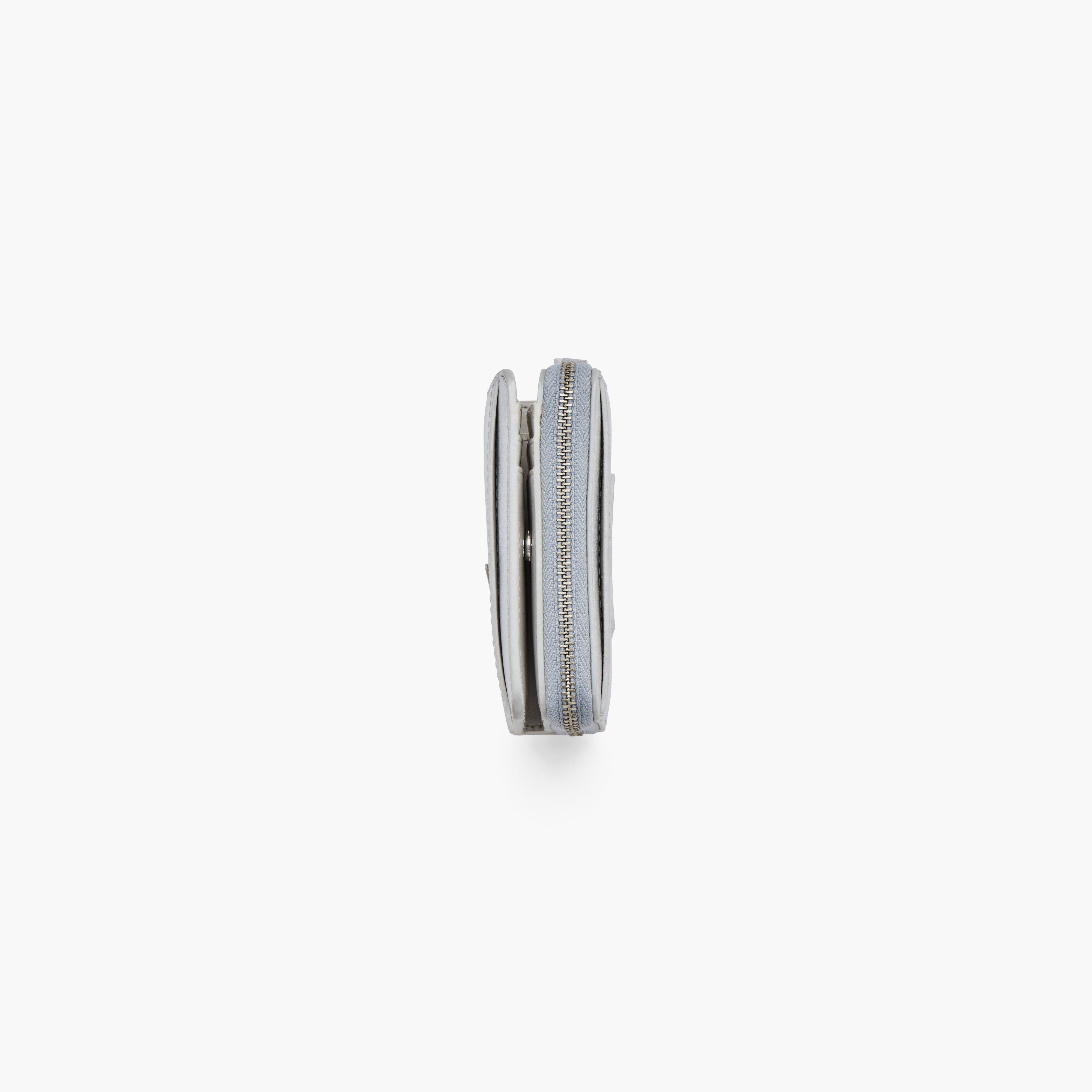 THE METALLIC LEATHER MINI COMPACT WALLET - 4