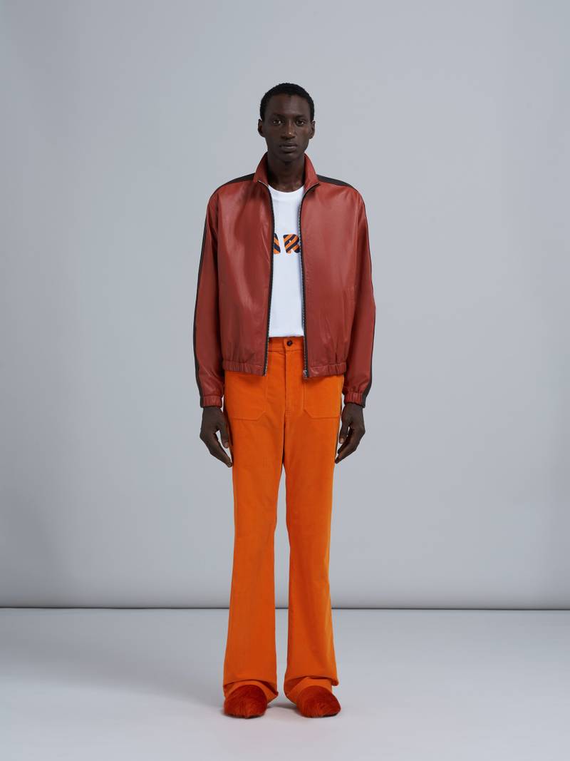 Marni LAMB LEATHER JACKET outlook