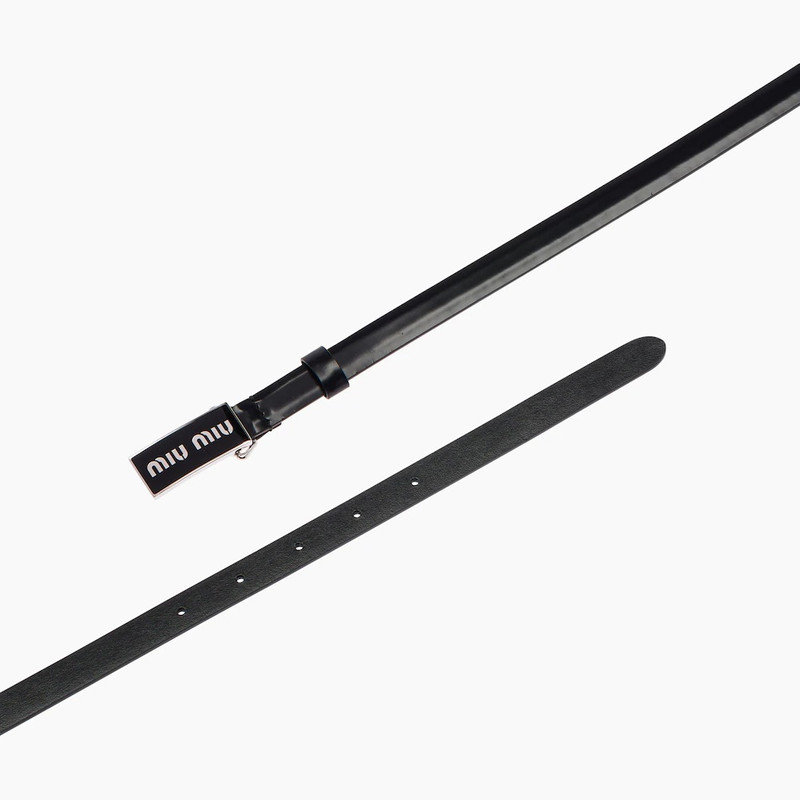 Brushed leather belt 4