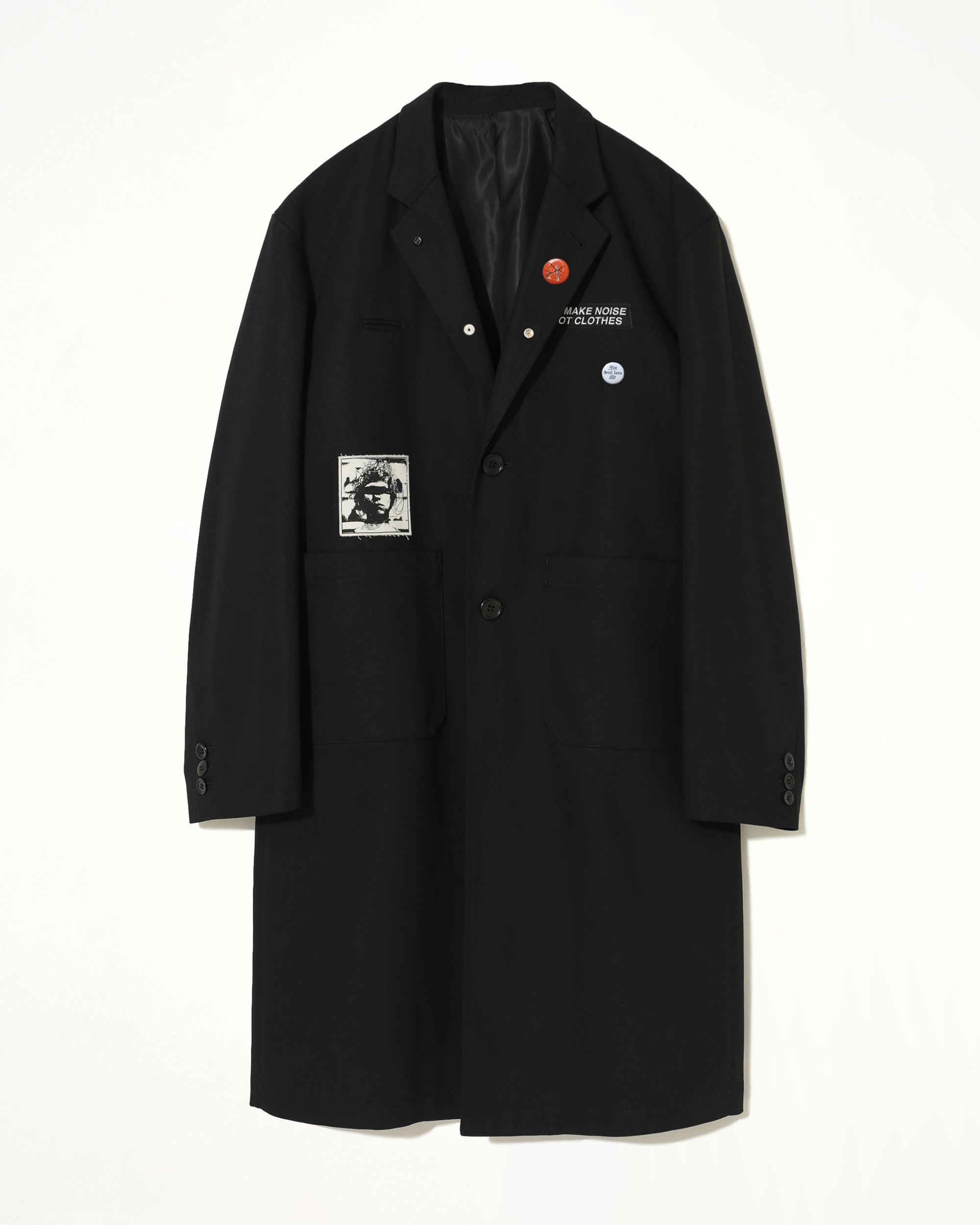 Undercover Coat in Black - 2