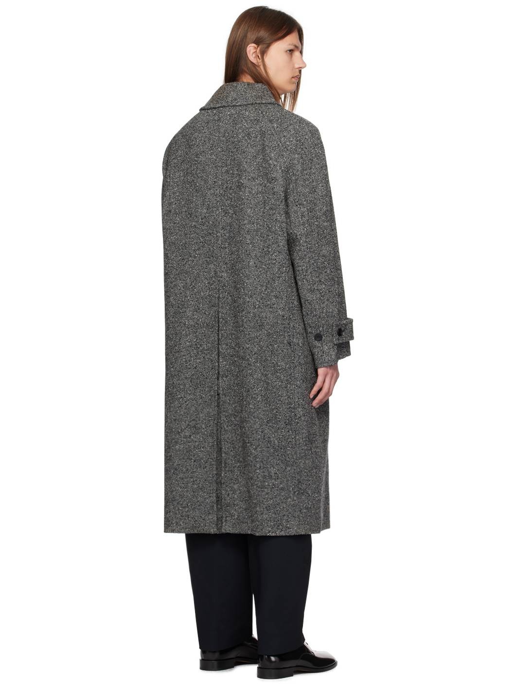 Gray Plaque Coat - 3
