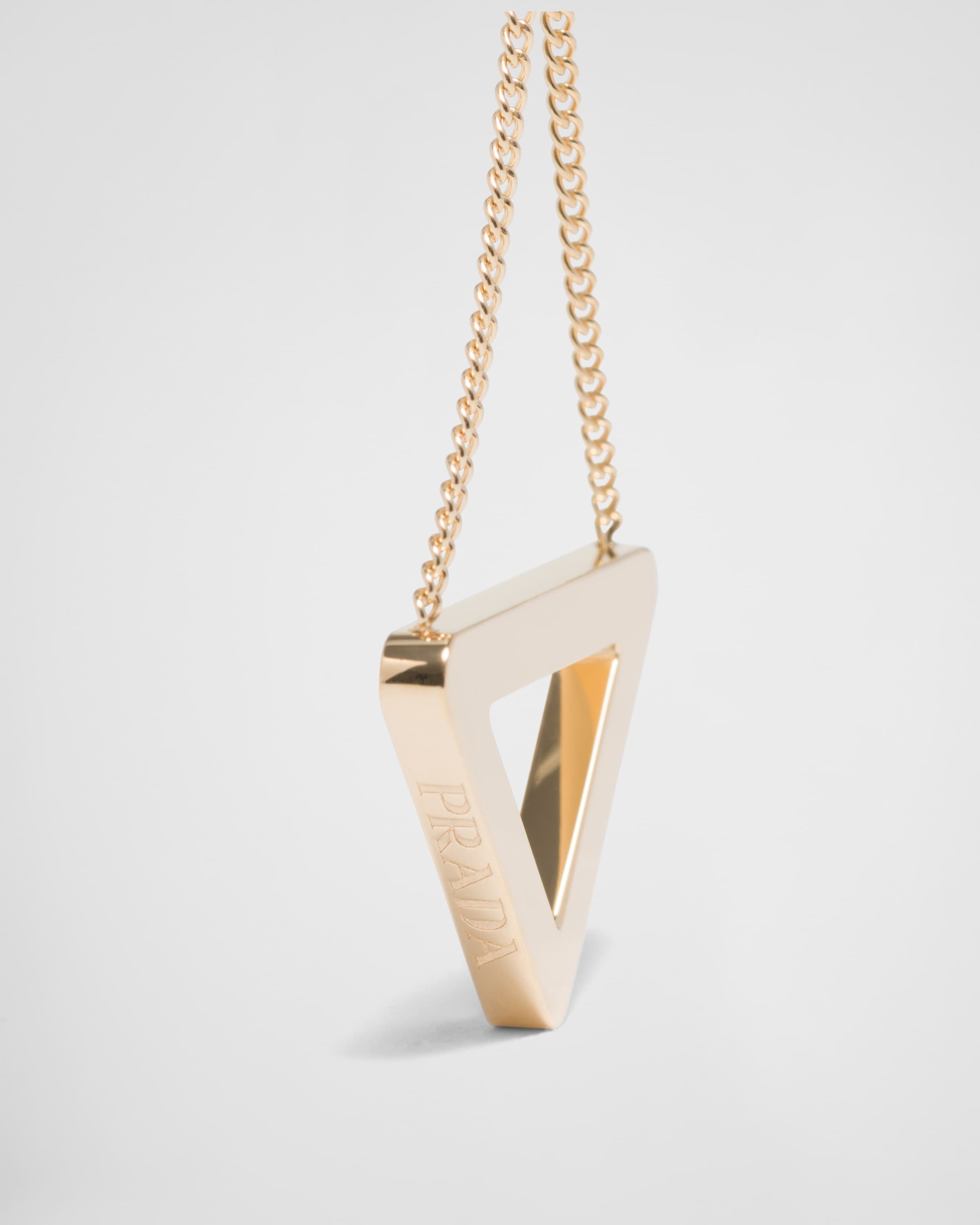 Eternal Gold cut-out drop earrings in yellow gold with diamonds - 5