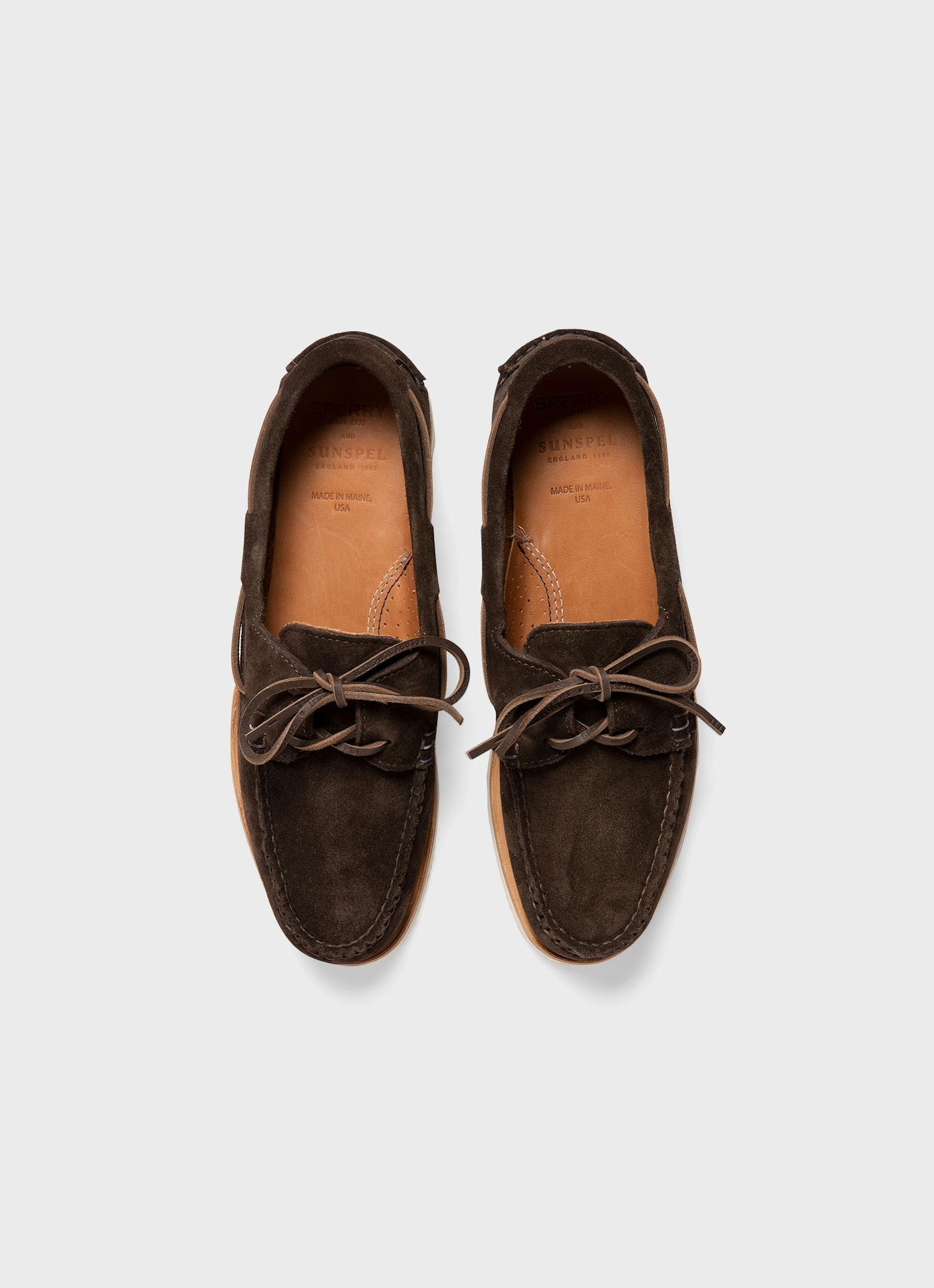 Sperry and Sunspel Topsider Boat Shoe - 4