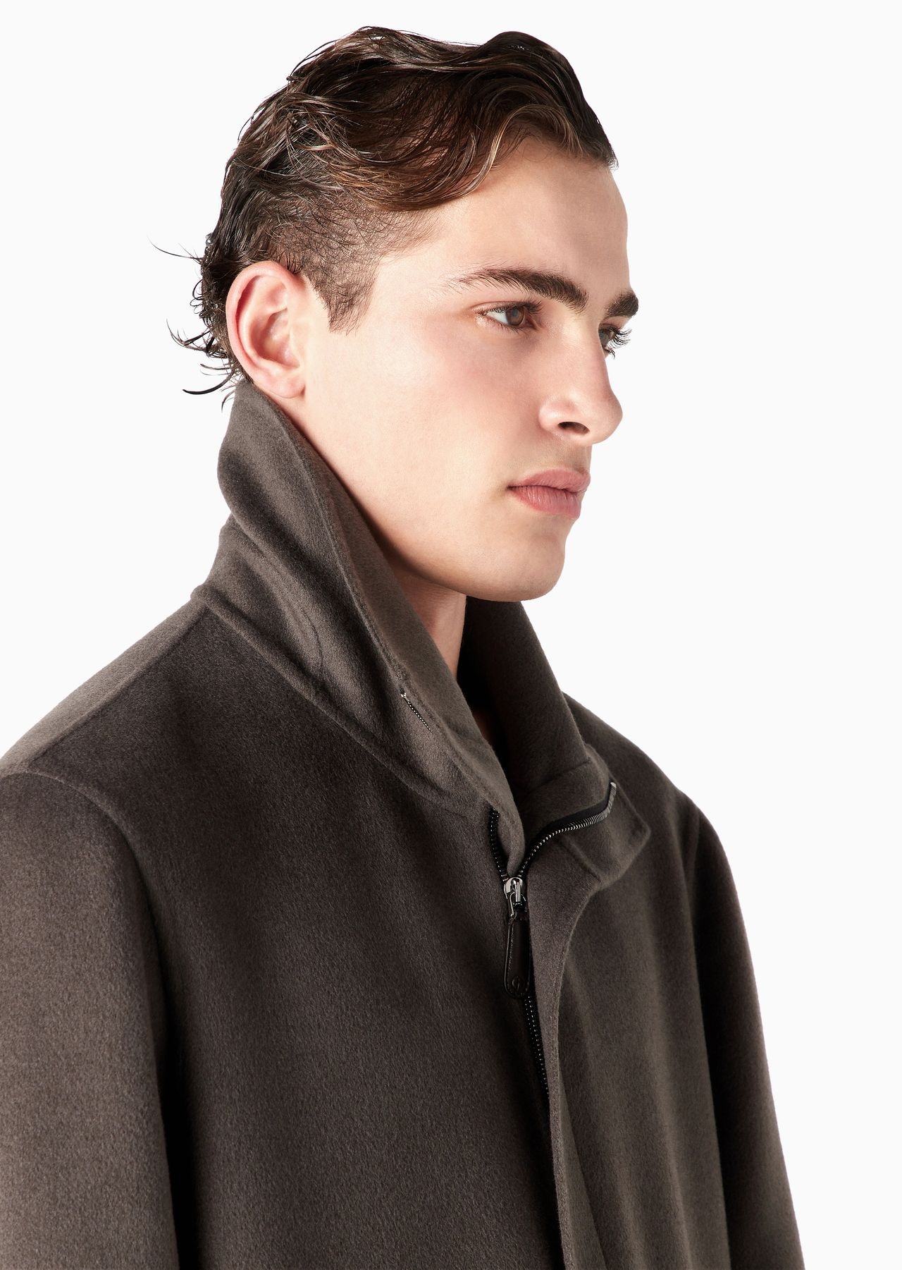 Pea coat in double cashmere cloth - 5