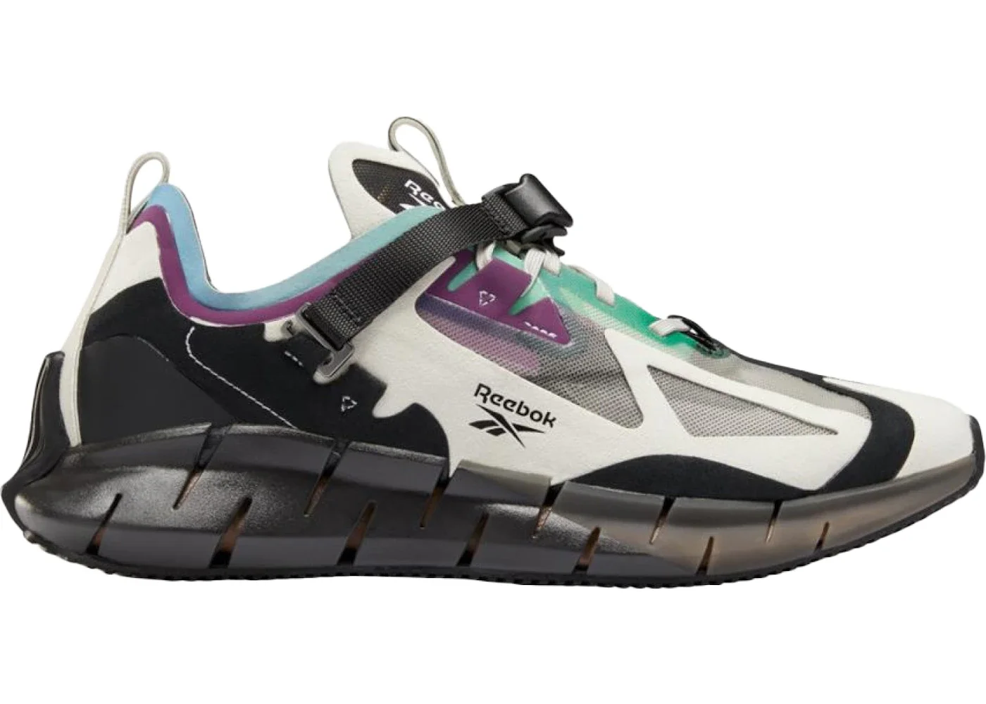Reebok Zig Kinetica Concept Type 1 White Black Purple Green - 1