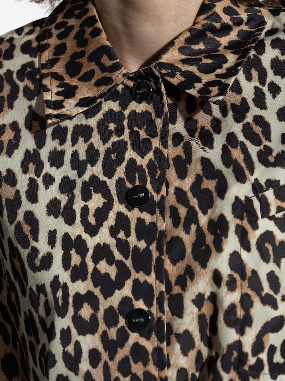 leopard-print jacket - 5