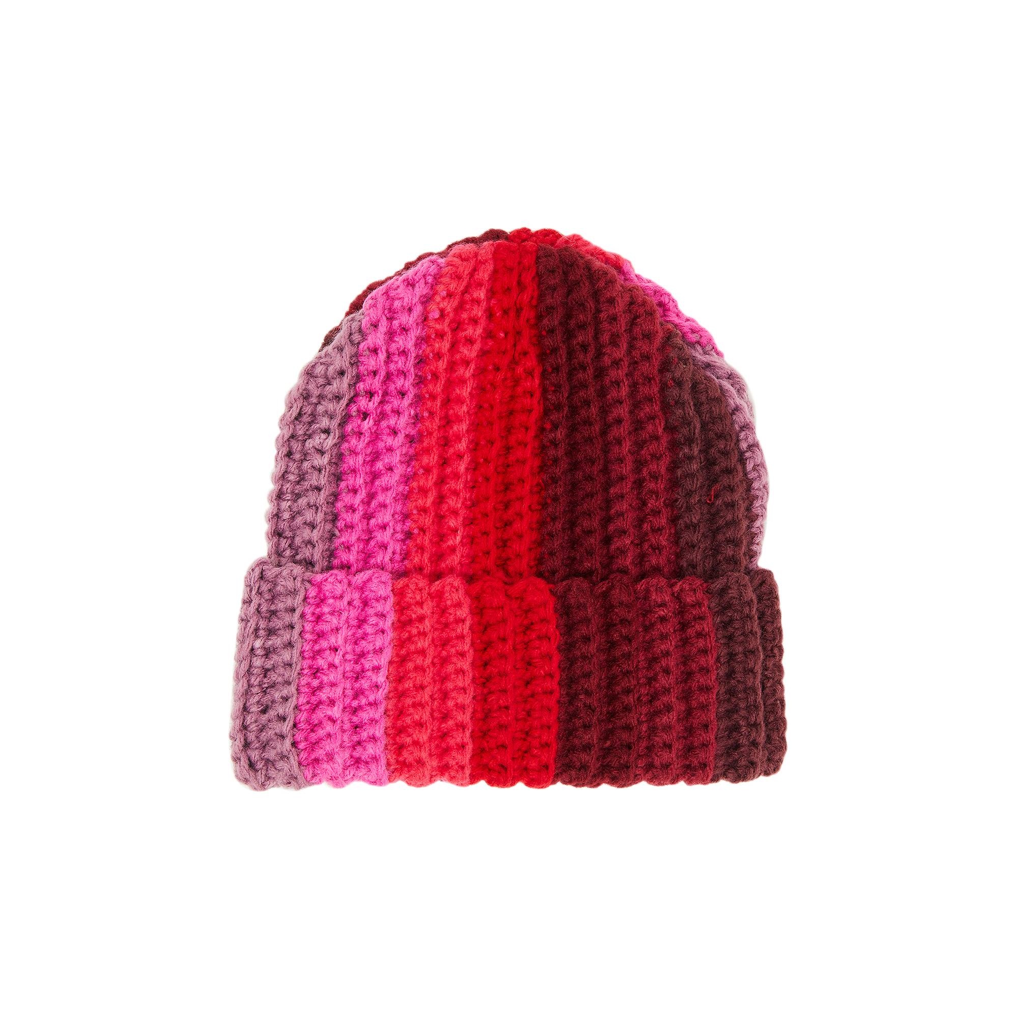 Supreme Gradient Crochet Beanie 'Red'