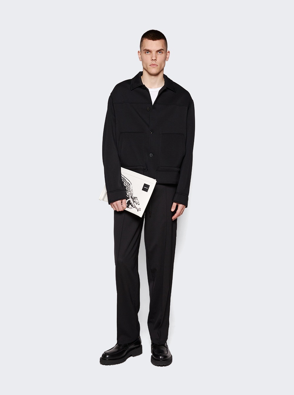 Boxy Hybrid Jacket Black - 2