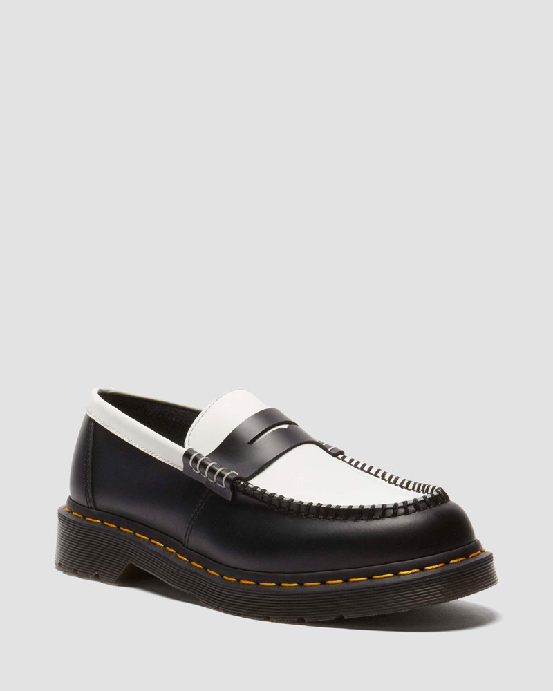 Penton Two-Tone Smooth Leather Loafers 5