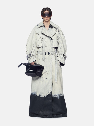 THE ATTICO WHITE AND BLACK TRENCH outlook