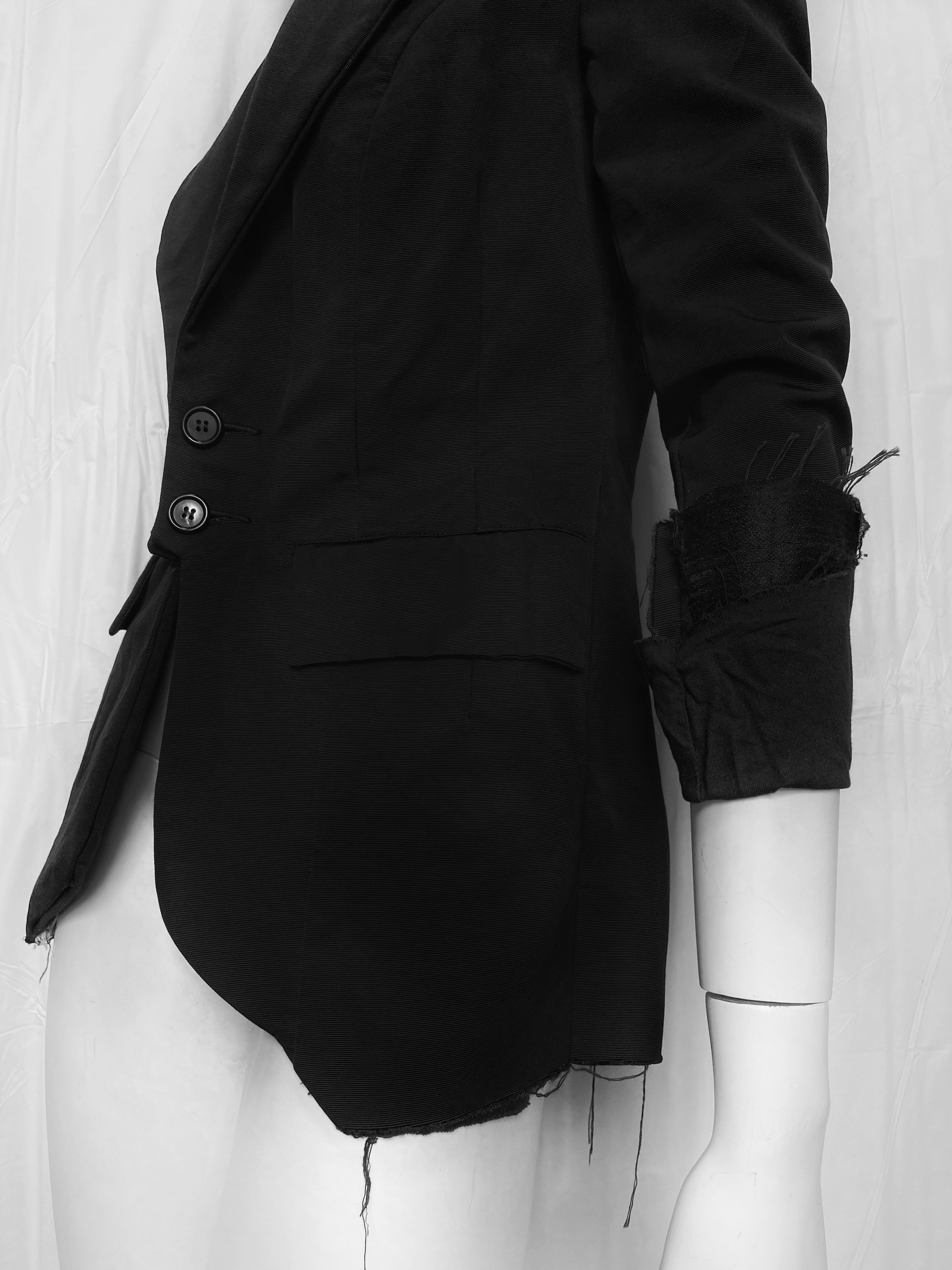 zOthers - BWNT Elena Dawson 2014 Black Classic Silk Blazer XS - 11