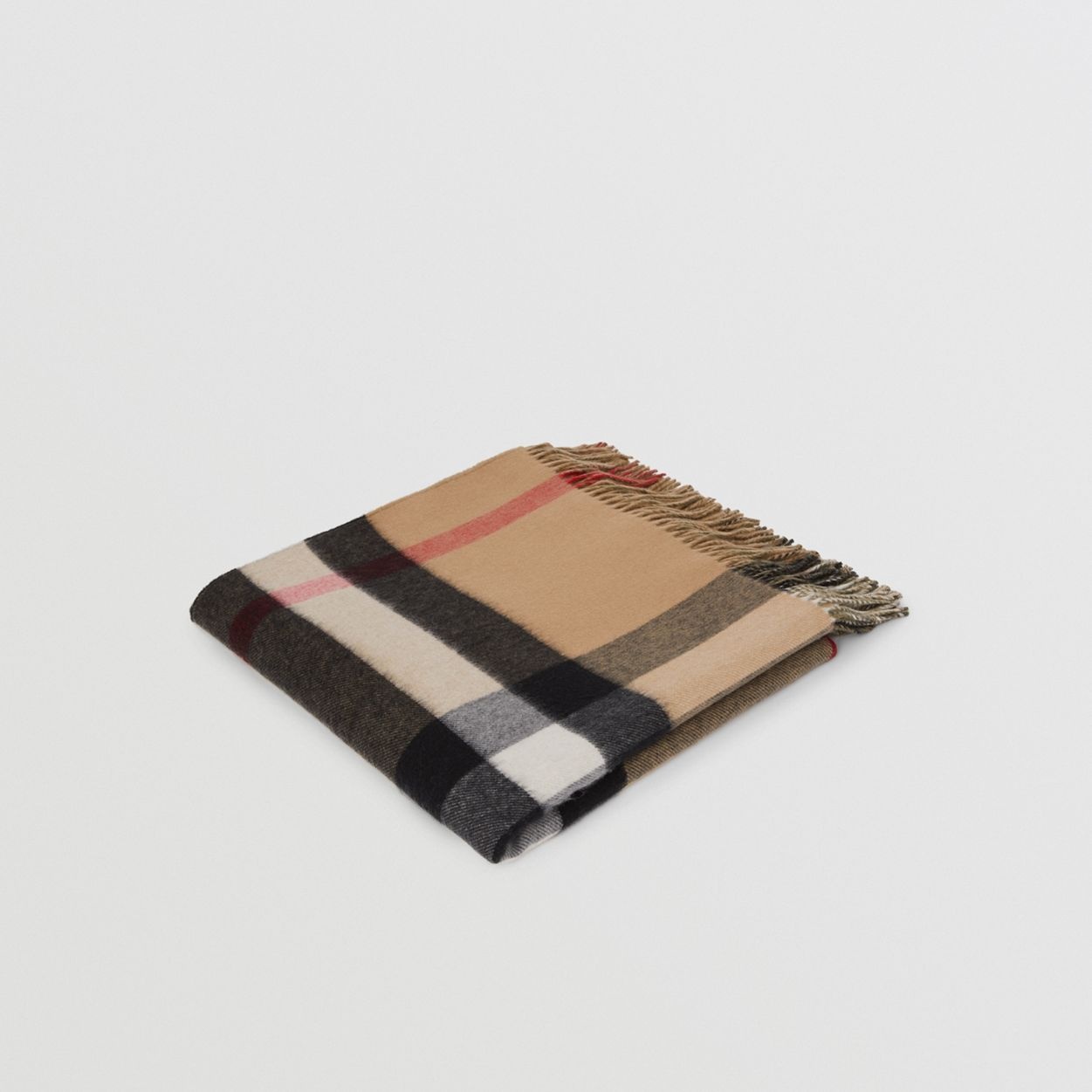 Check Cashmere Blanket - 3