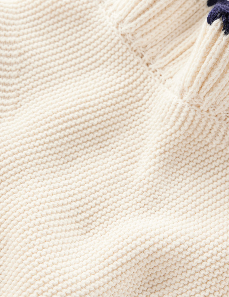 Lena Stitch Detail Vest-Warm Ivory 1