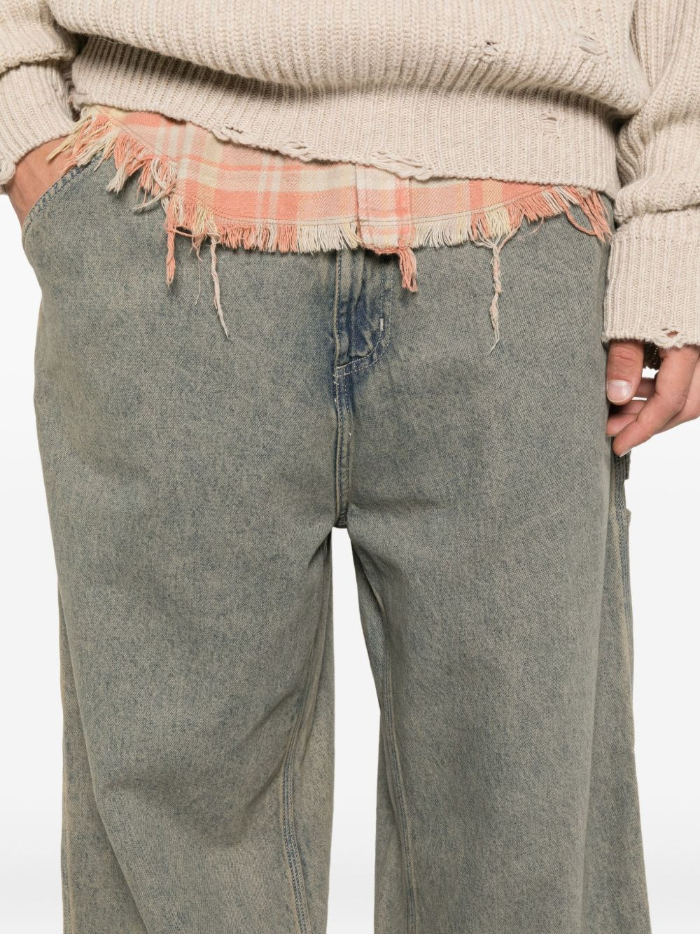 belt-loops jeans - 5