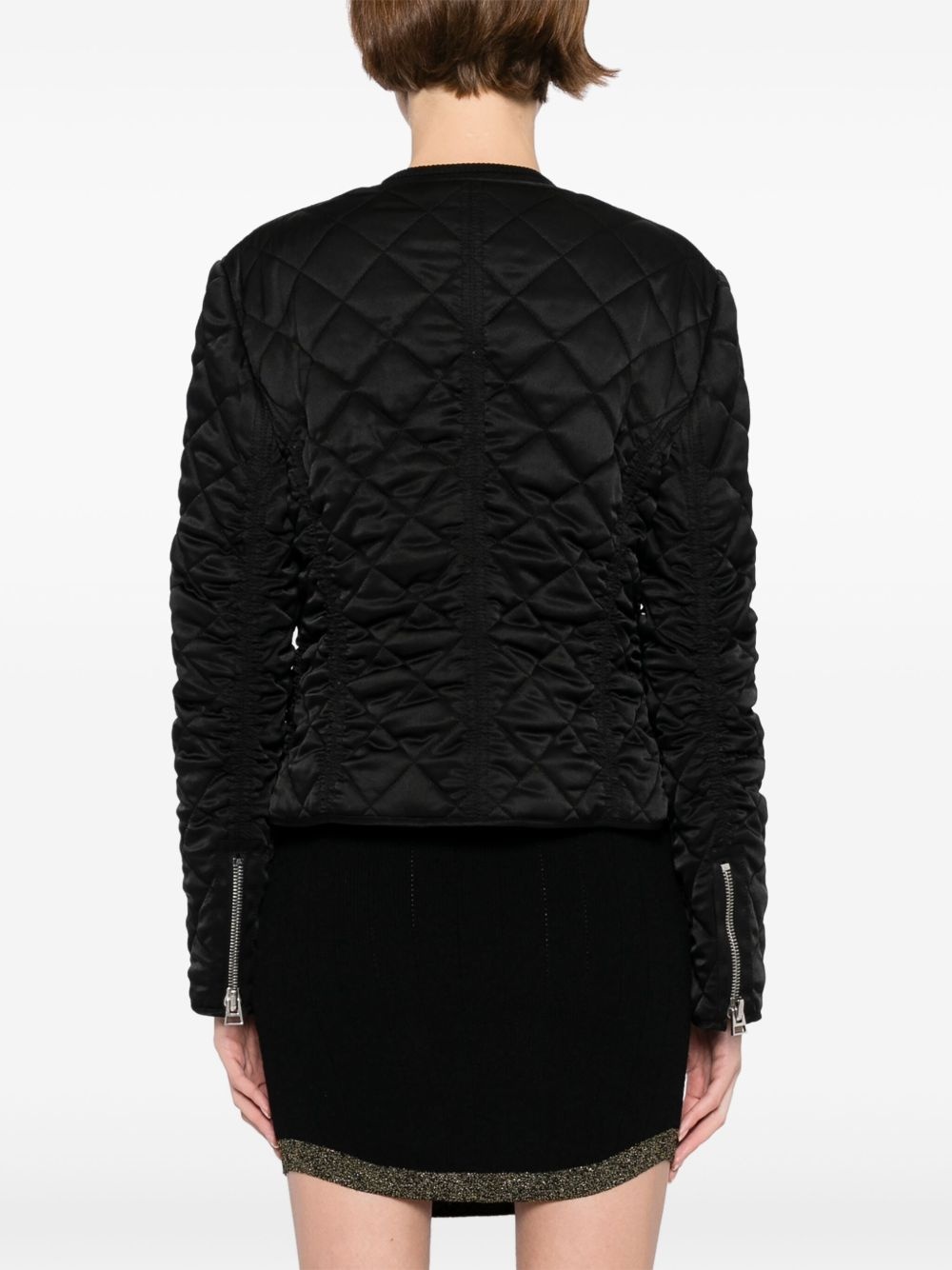 zip-up puffer jacket - 4