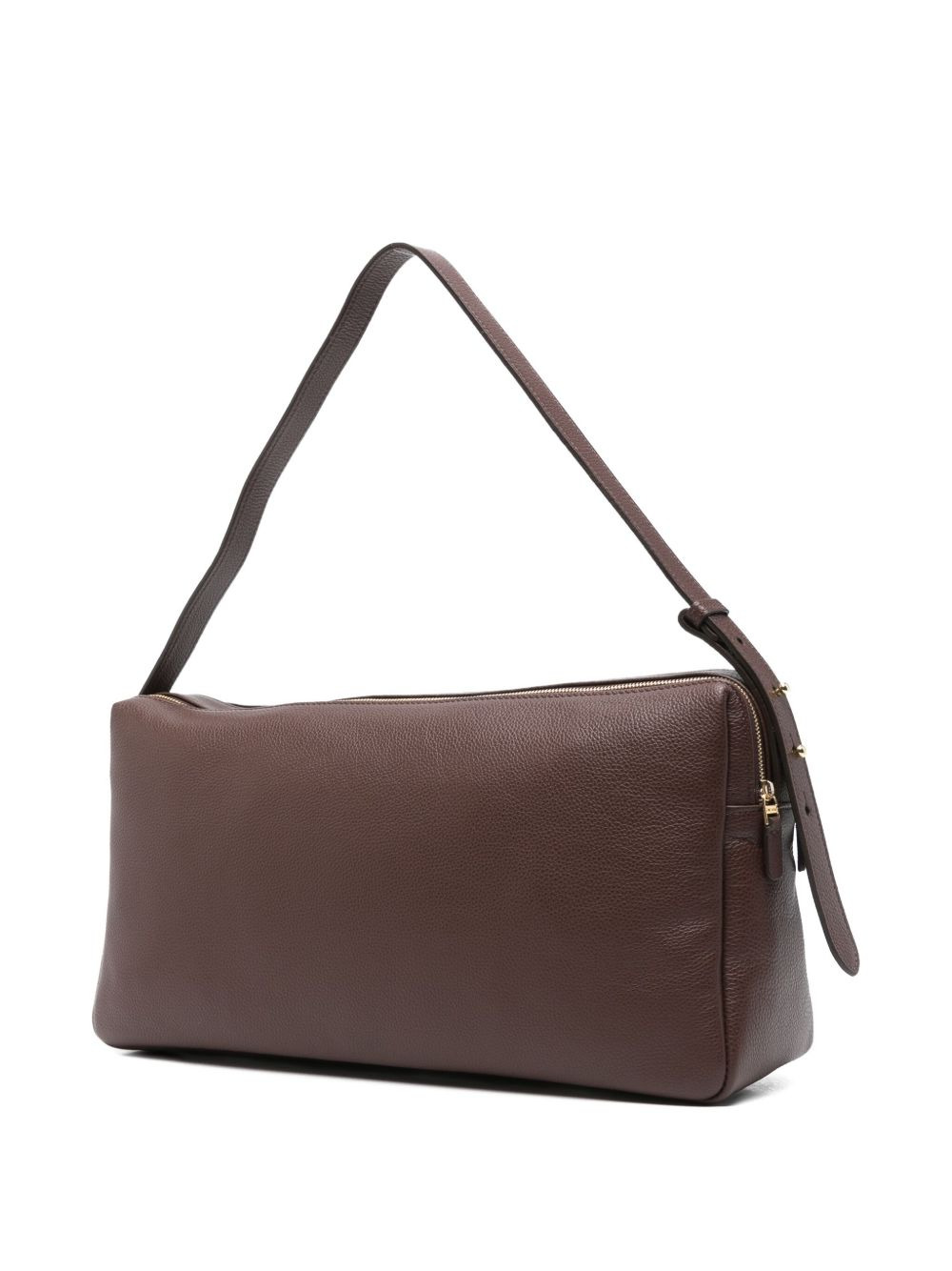 large Trousse pebbled-leather zip-fastening shoulder bag - 3