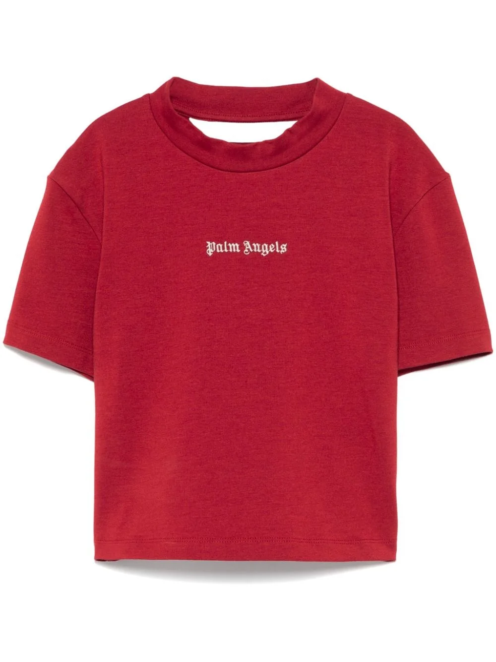logo-embroidered T-shirt - 1